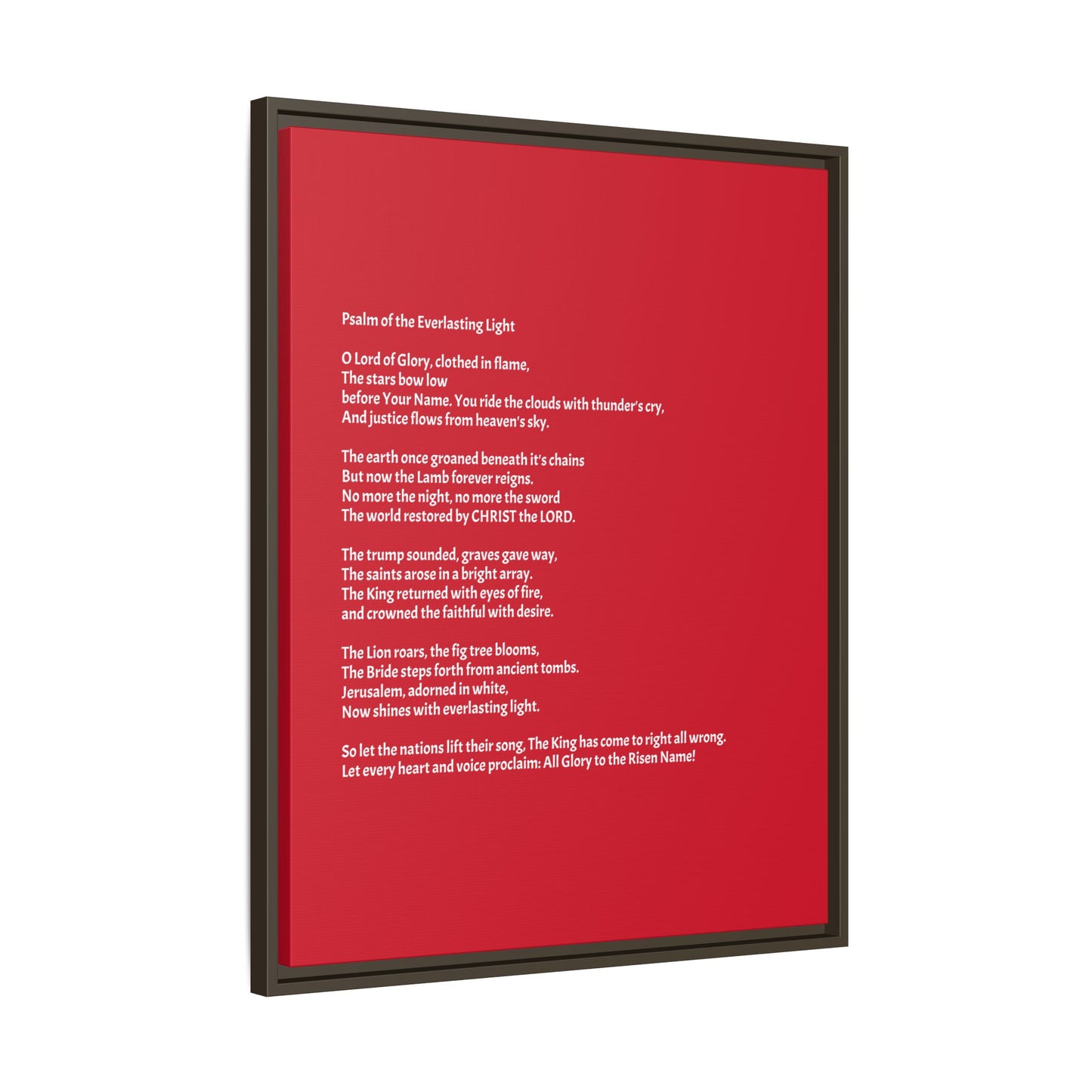Psalm of the Everlasting Light (This Psalm is not originally from the HOLY Bible, it is simply inspired by the HOLY Bible)