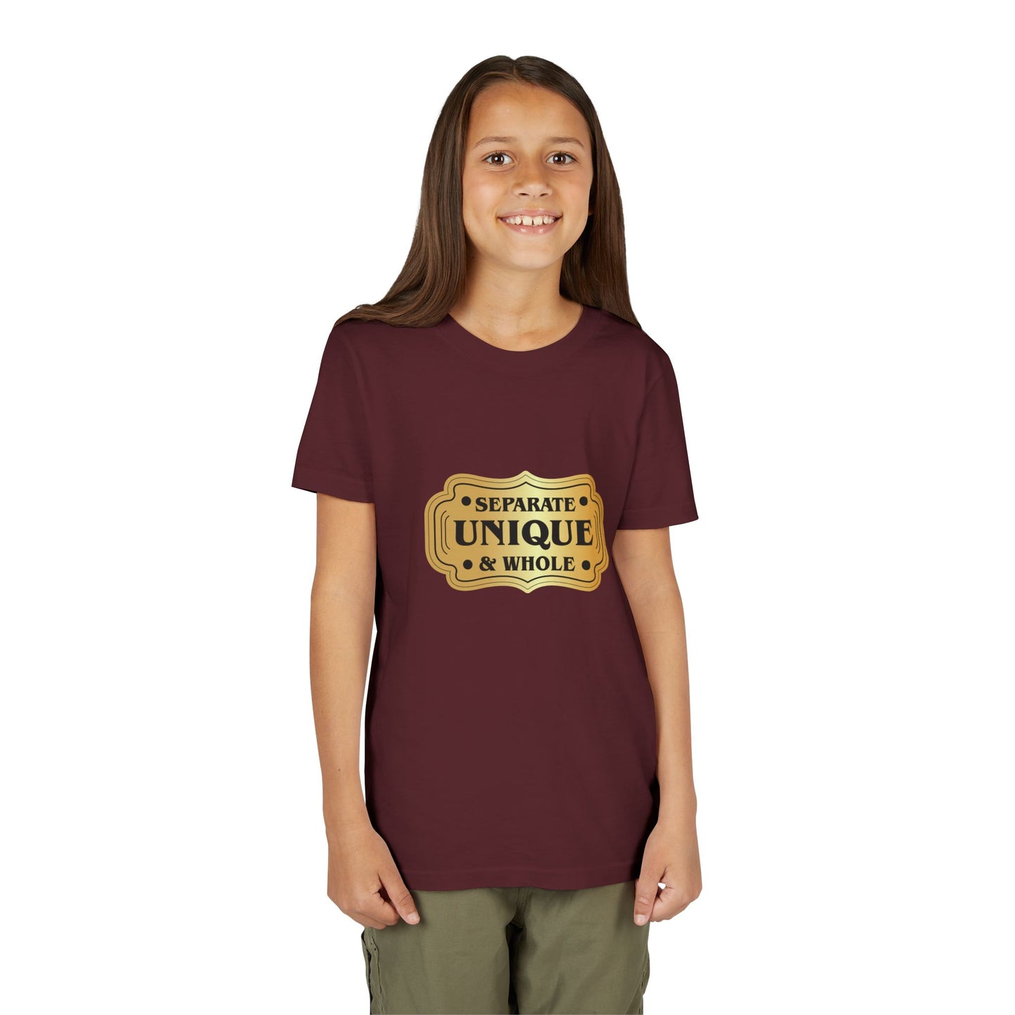 Youth T-Shirt Girls' T-Shirt Separate, Unique, & Whole Children Are A Gift From God