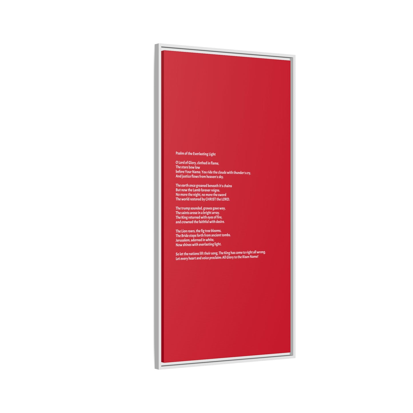 Psalm of the Everlasting Light (This Psalm is not originally from the HOLY Bible, it is simply inspired by the HOLY Bible)
