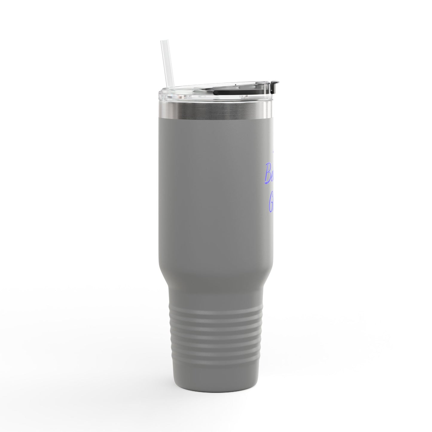Faith-Inspired Insulated Travel Mug, Perfect for On-the-Go Sips, Gift for Believers, 40oz Coffee Cup for Road Trips, I Believe God