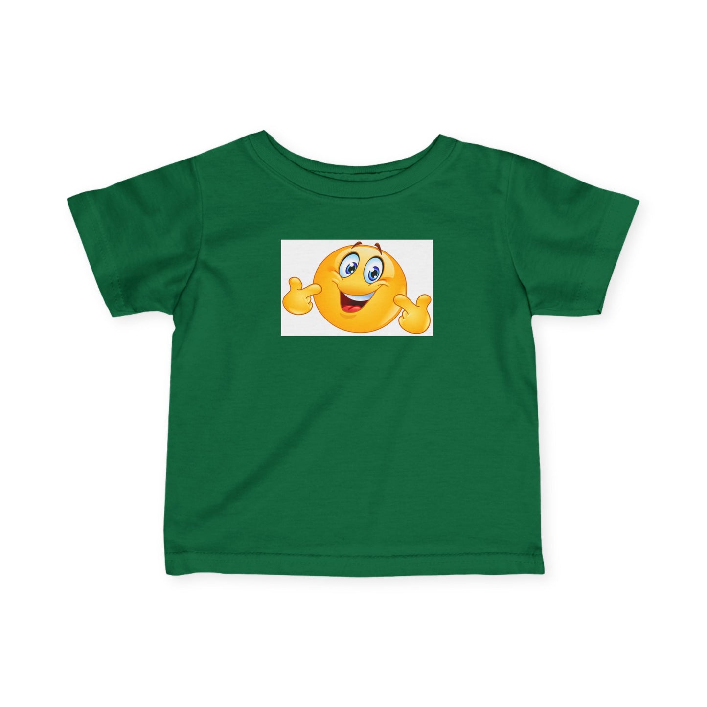 Cheerful Infant Emoji Tee, Cute Baby Shirt, Toddler Graphic T-Shirt, Funny Kids Clothes, Adorable Gift for New Parents