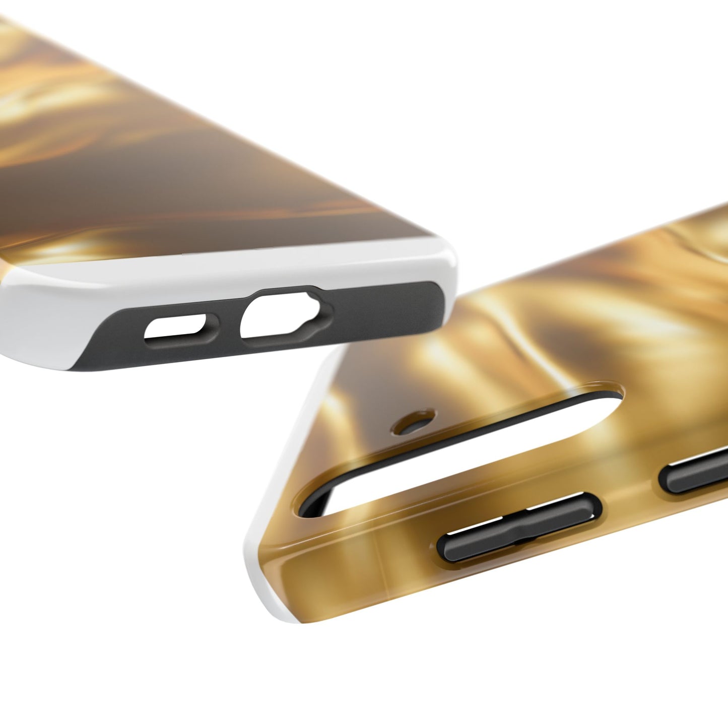 Luxurious Gold Phone Case, Tough Phone Cover, Premium Cell Phone Protector, Stylish Phone Accessory, Gift for Her