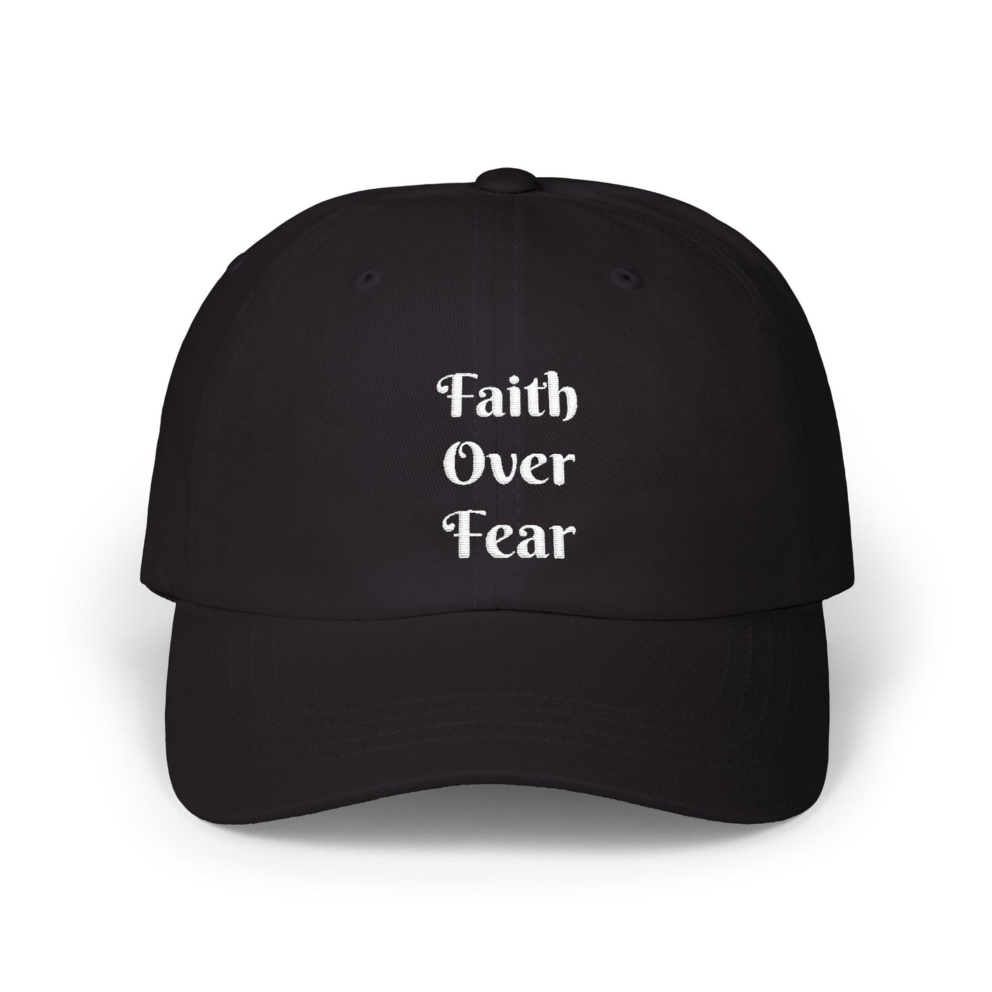 Faith Over Fear Christian Dad Cap