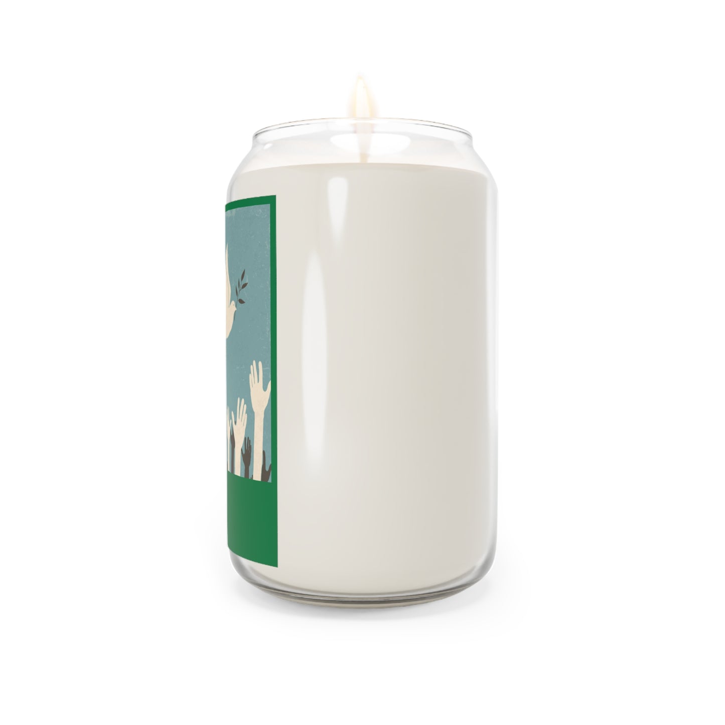 Peaceful Dove Scented Candle | Eco-Friendly Aromatherapy | Ideal Gift for Home Decor, Meditation, Weddings, Affirmations