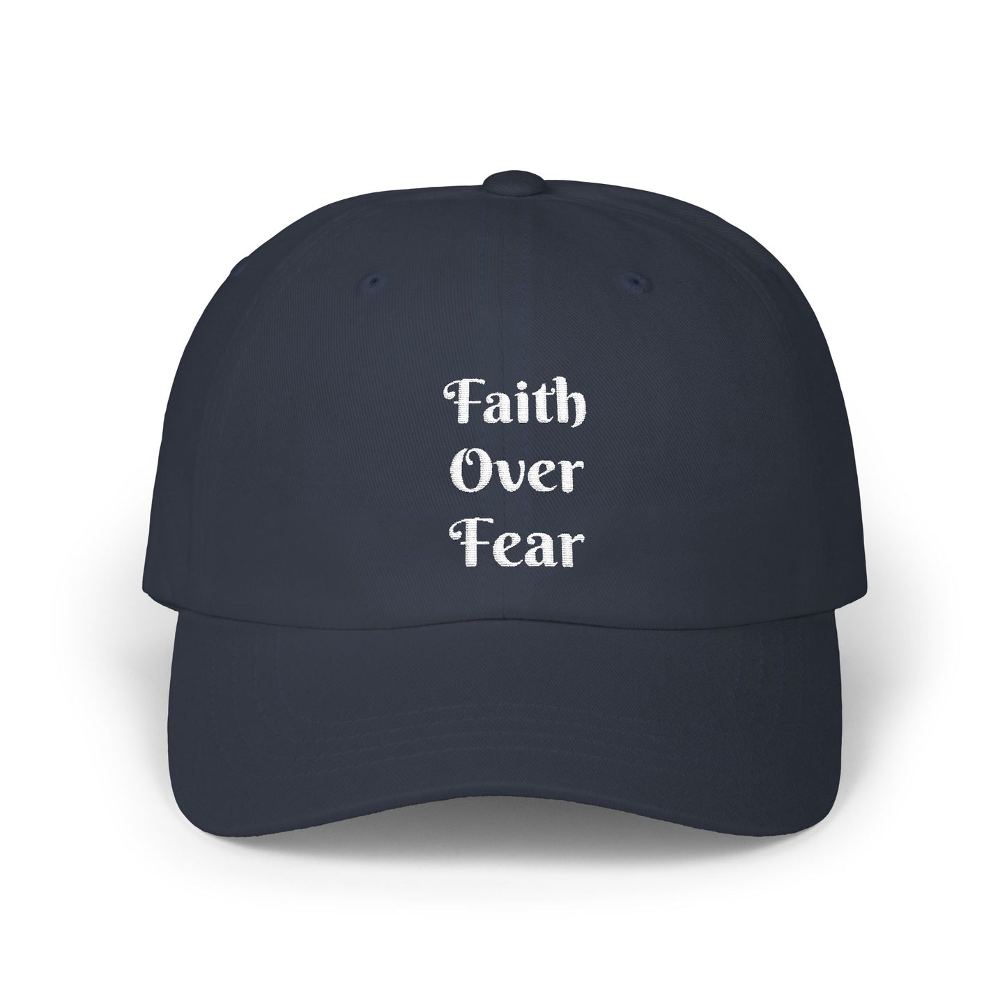 Faith Over Fear Christian Dad Cap