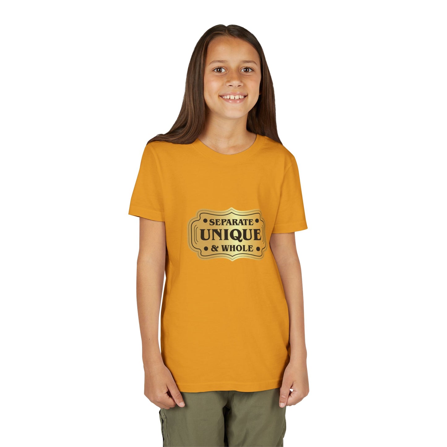 Youth T-Shirt Girls' T-Shirt Separate, Unique, & Whole Children Are A Gift From God