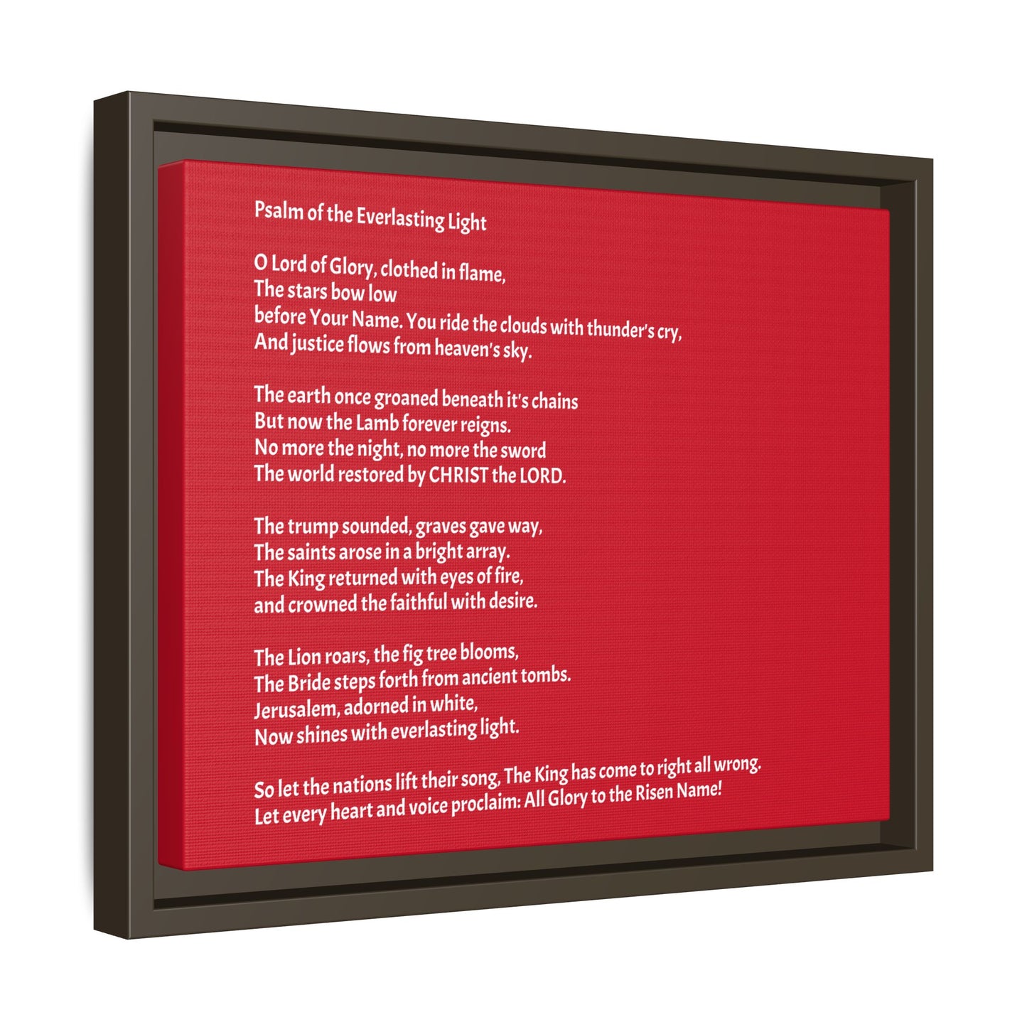 Psalm of the Everlasting Light (This Psalm is not originally from the HOLY Bible, it is simply inspired by the HOLY Bible)