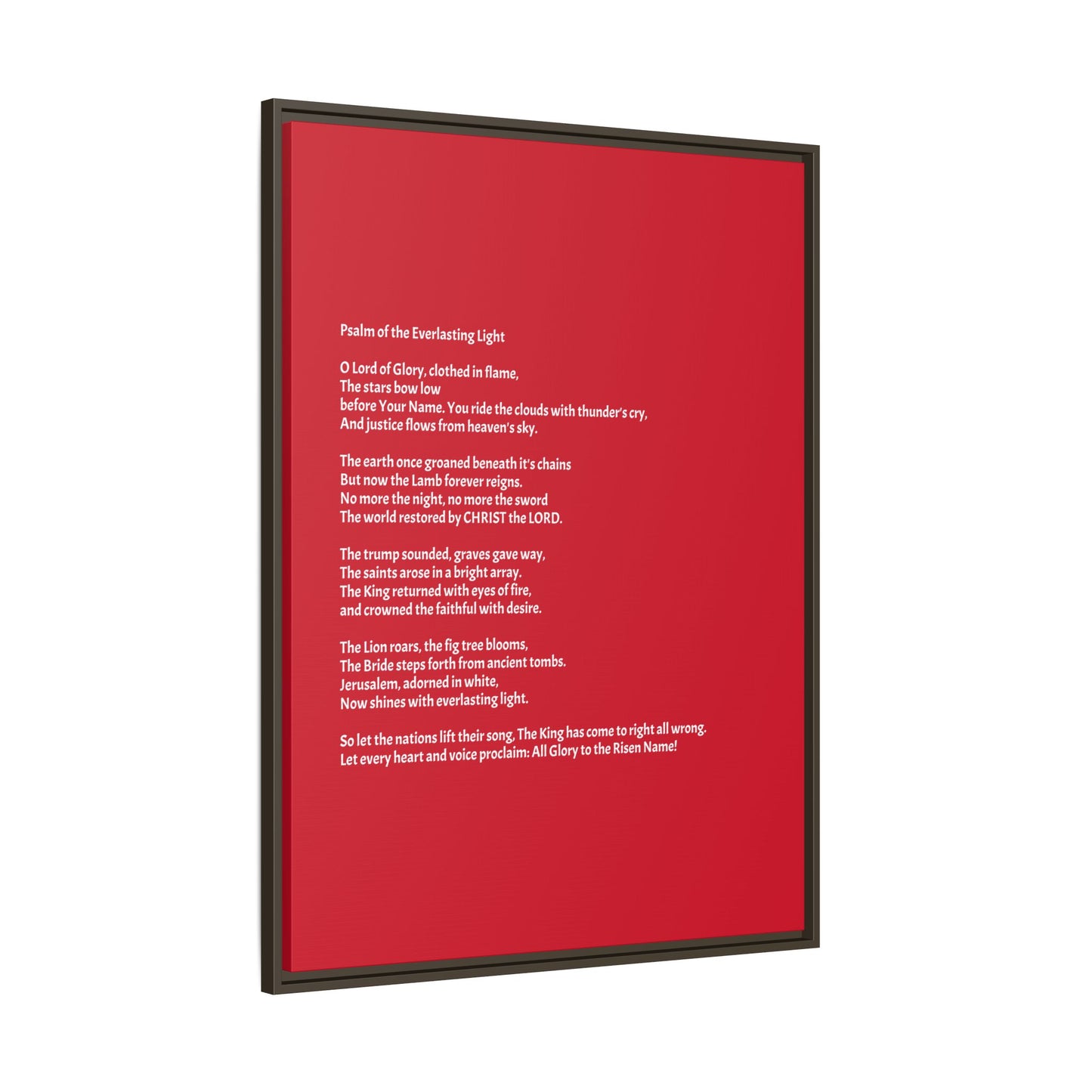 Psalm of the Everlasting Light (This Psalm is not originally from the HOLY Bible, it is simply inspired by the HOLY Bible)