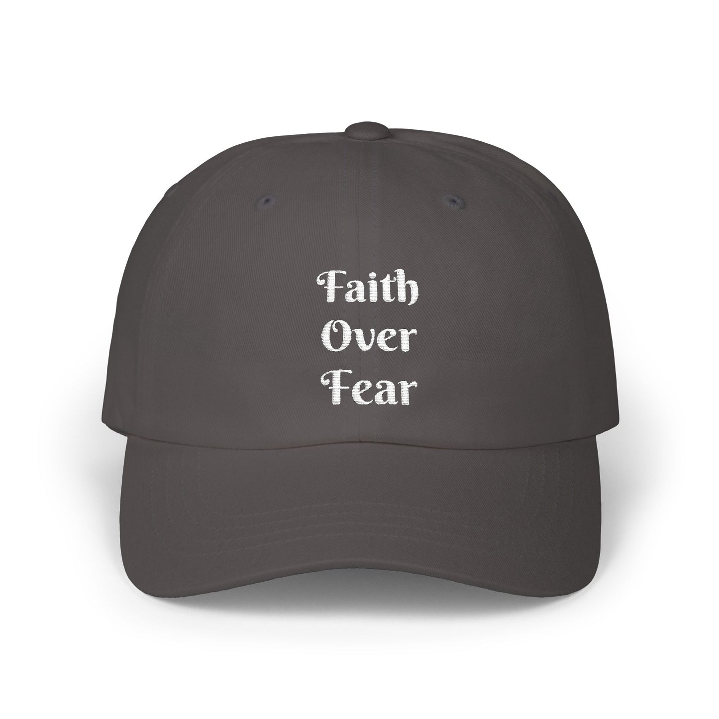 Faith Over Fear Christian Dad Cap