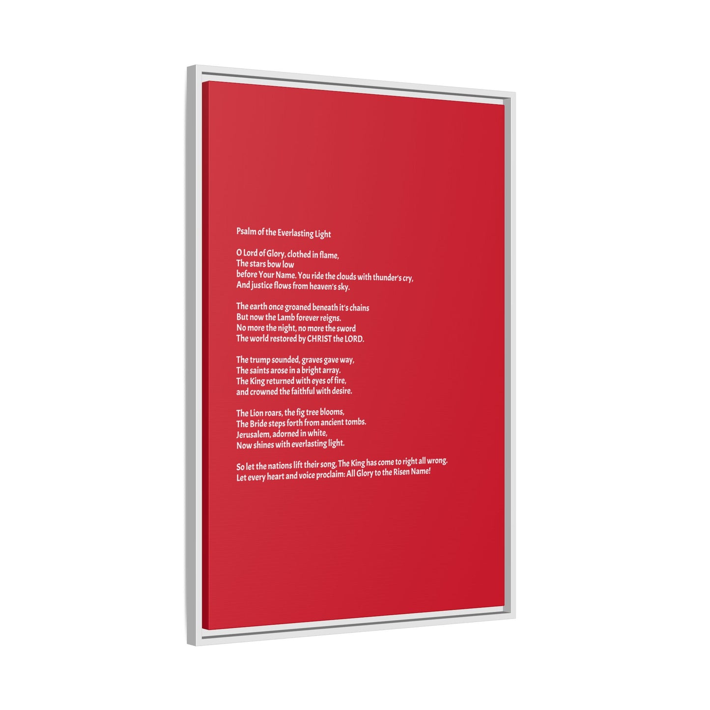 Psalm of the Everlasting Light (This Psalm is not originally from the HOLY Bible, it is simply inspired by the HOLY Bible)