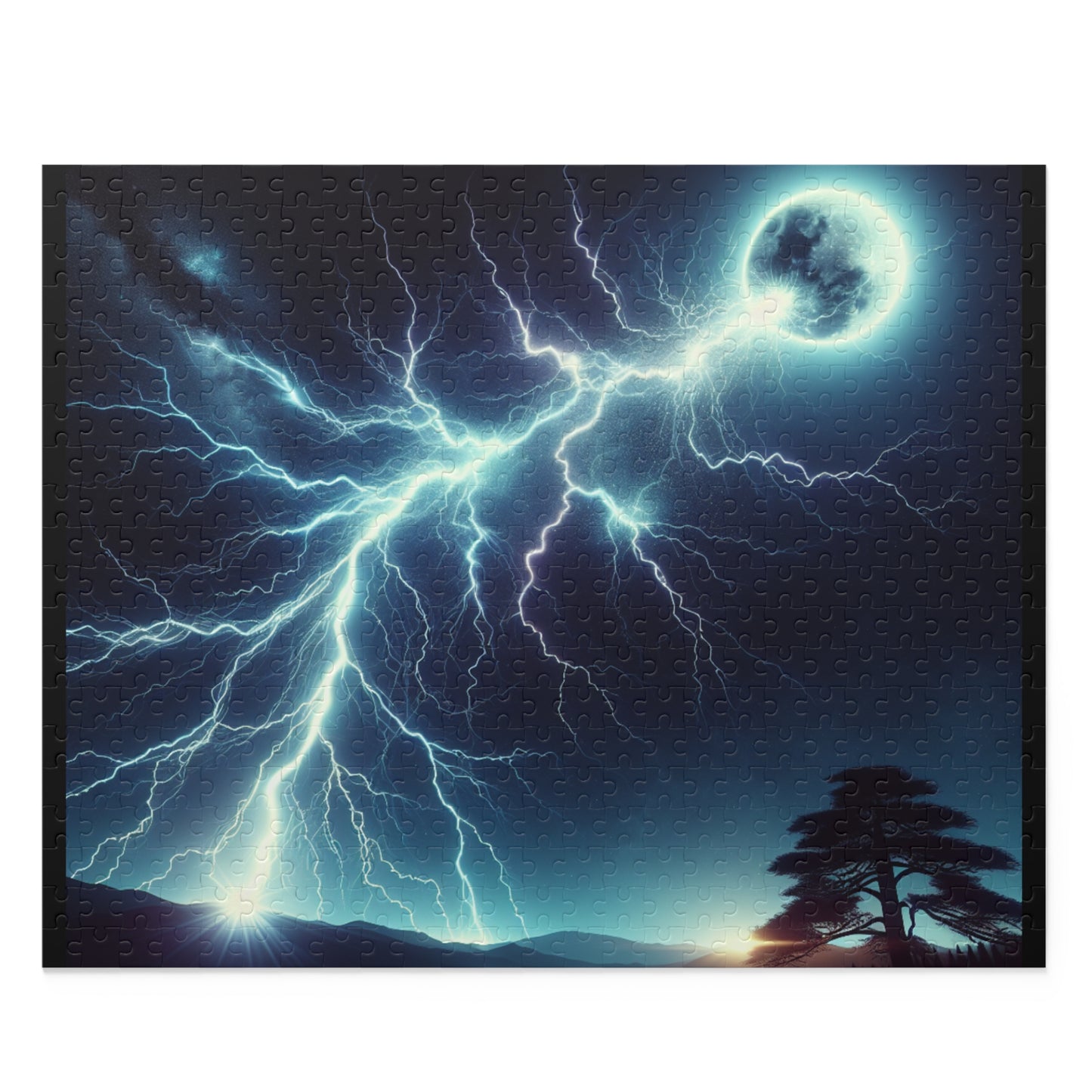 Electric Storm Puzzle - 120, 252, 500-Piece | Ideal for Family Fun, Gifts, Game Night, Home Decor, Brain Teaser