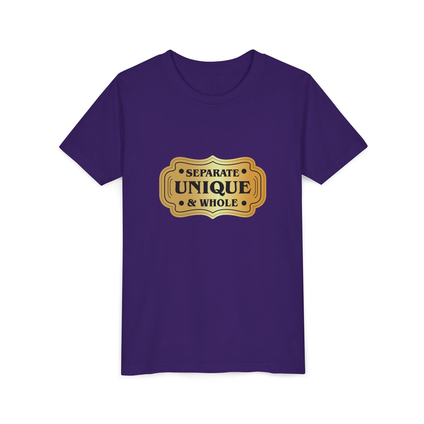 Youth T-Shirt Girls' T-Shirt Separate, Unique, & Whole Children Are A Gift From God