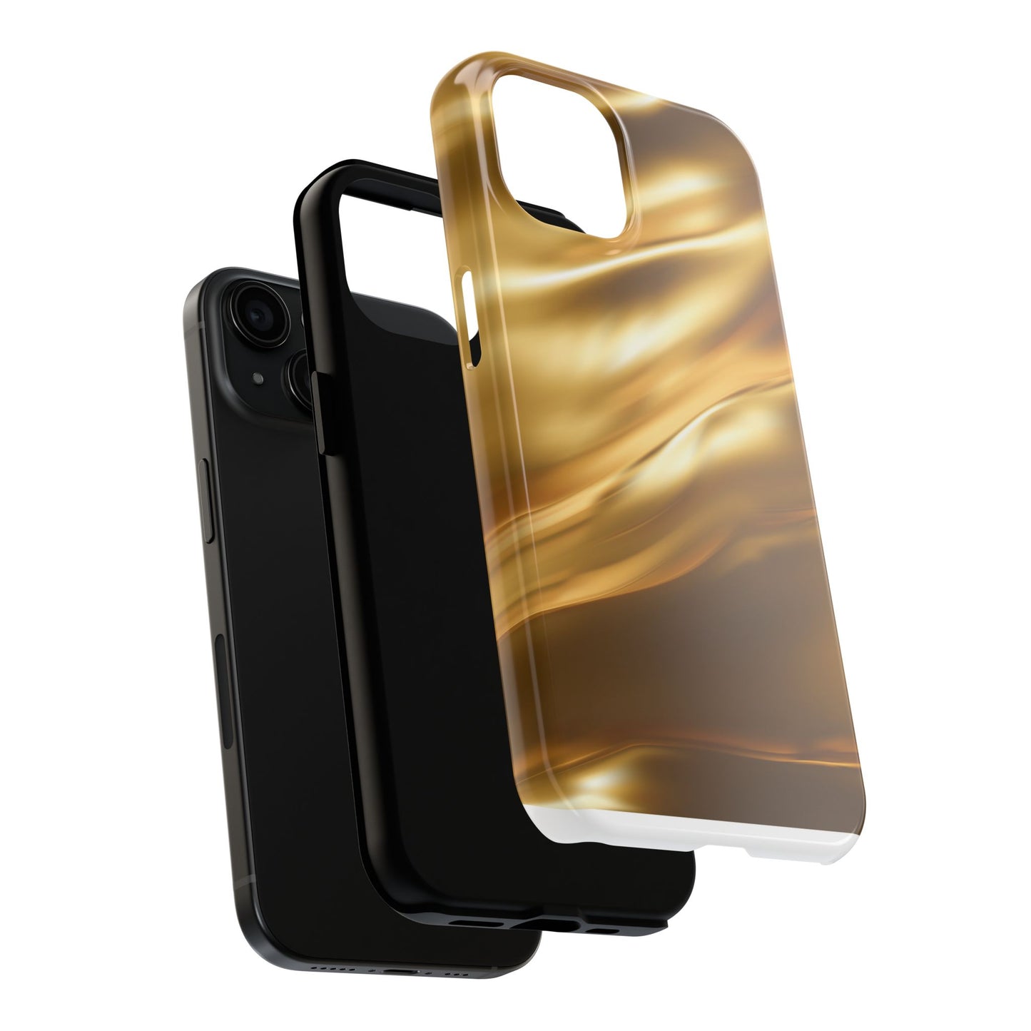 Luxurious Gold Phone Case, Tough Phone Cover, Premium Cell Phone Protector, Stylish Phone Accessory, Gift for Her