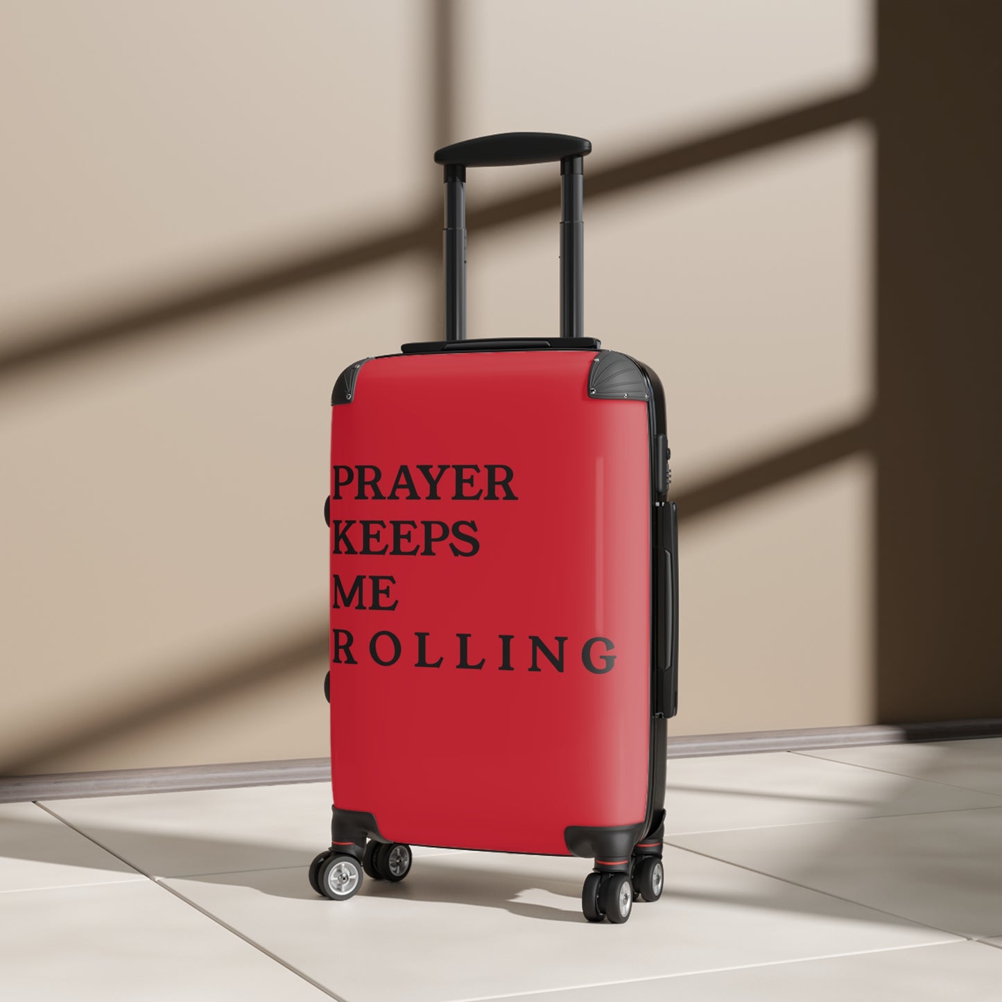 Prayer Overrides Haters. Travel Luggage.