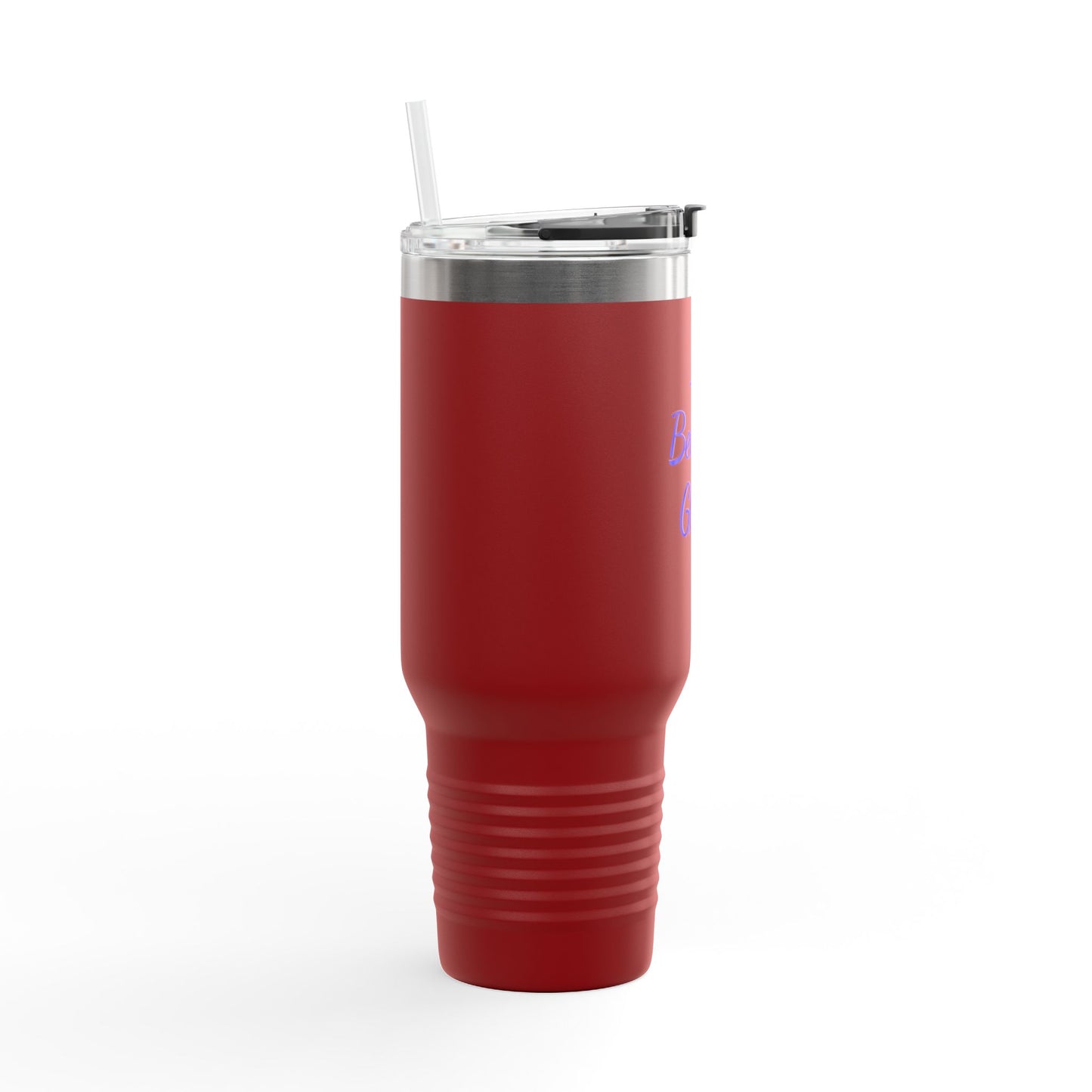 Faith-Inspired Insulated Travel Mug, Perfect for On-the-Go Sips, Gift for Believers, 40oz Coffee Cup for Road Trips, I Believe God