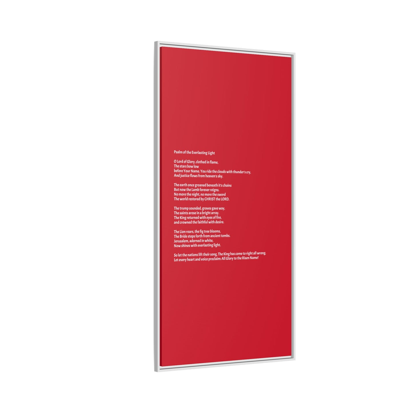 Psalm of the Everlasting Light (This Psalm is not originally from the HOLY Bible, it is simply inspired by the HOLY Bible)