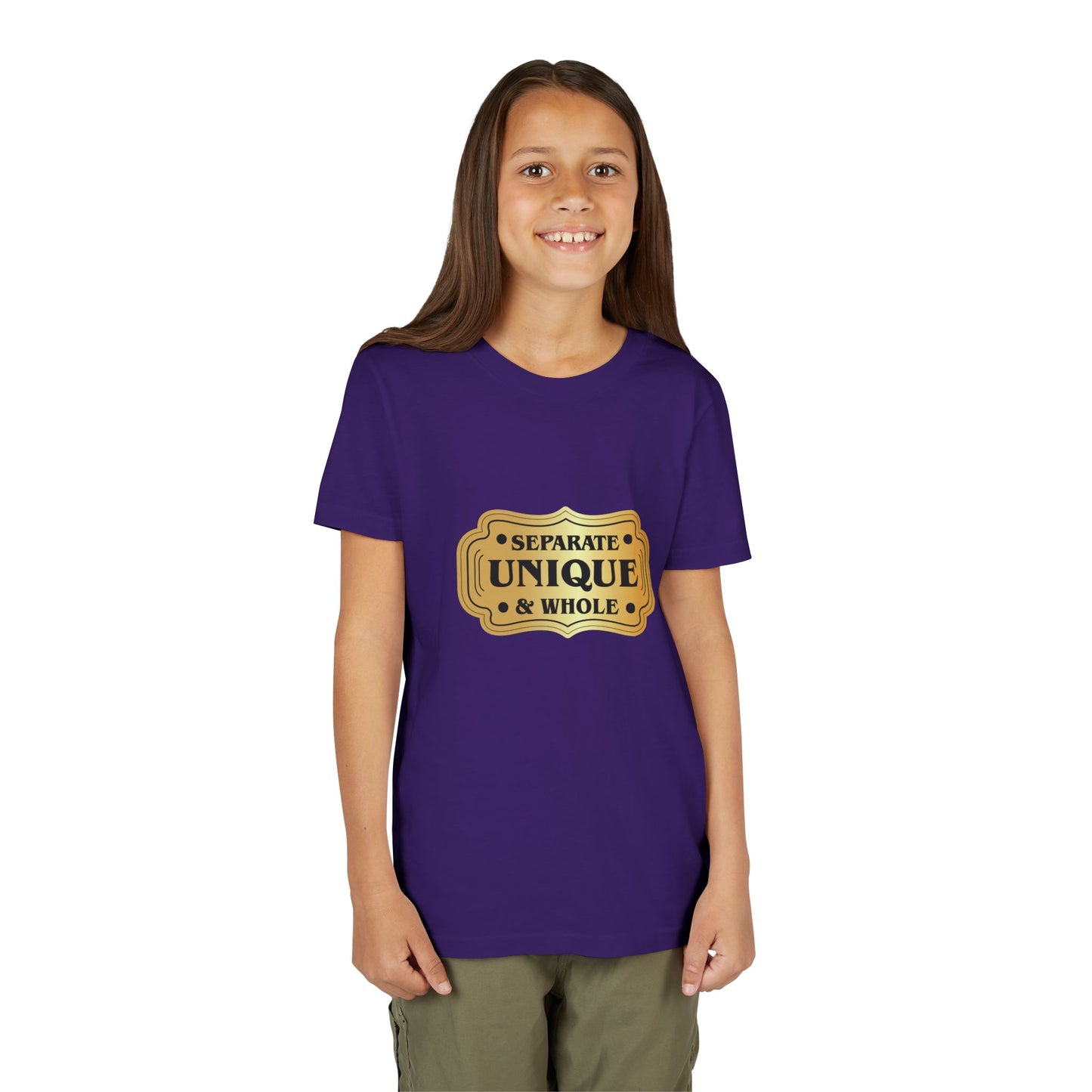 Youth T-Shirt Girls' T-Shirt Separate, Unique, & Whole Children Are A Gift From God