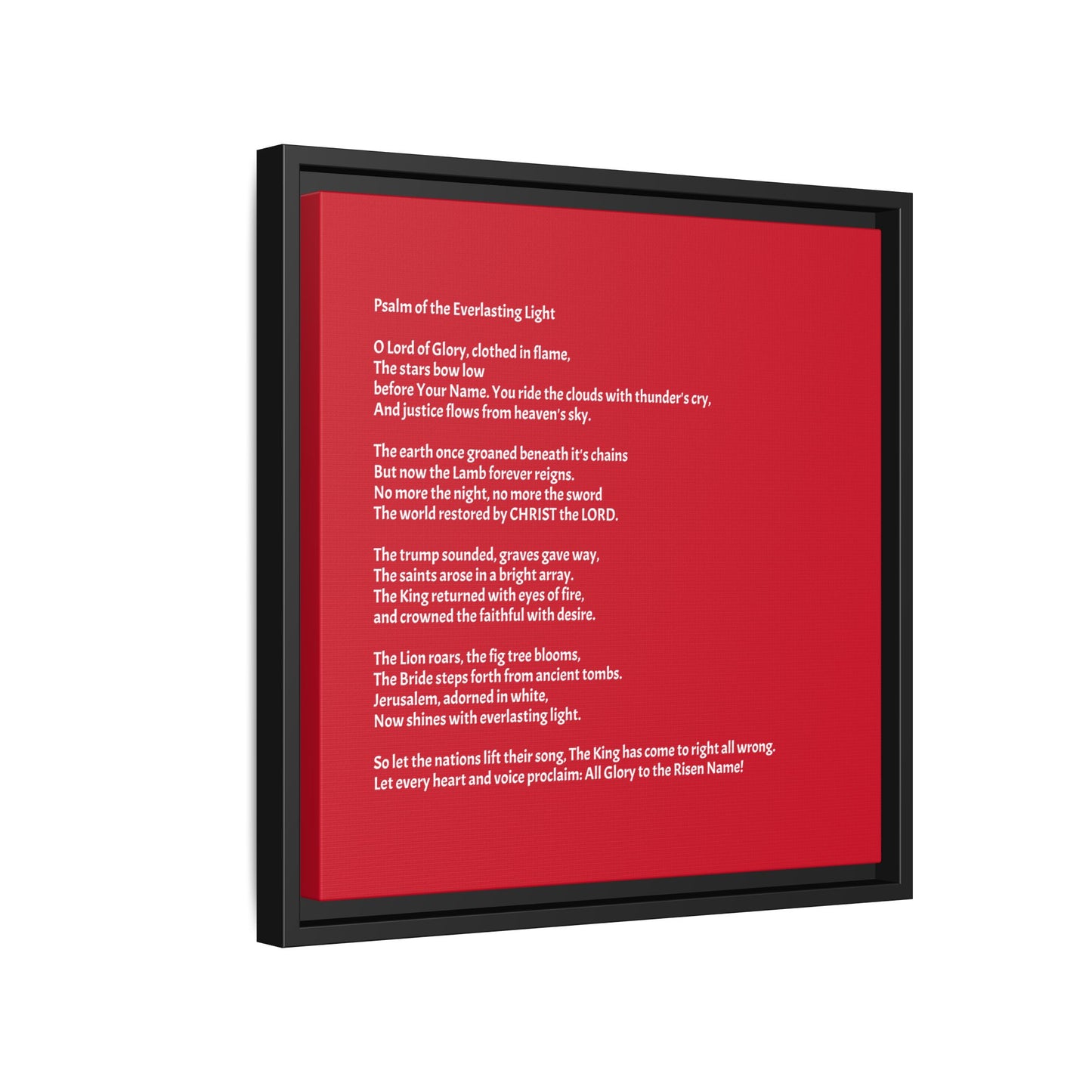 Psalm of the Everlasting Light (This Psalm is not originally from the HOLY Bible, it is simply inspired by the HOLY Bible)