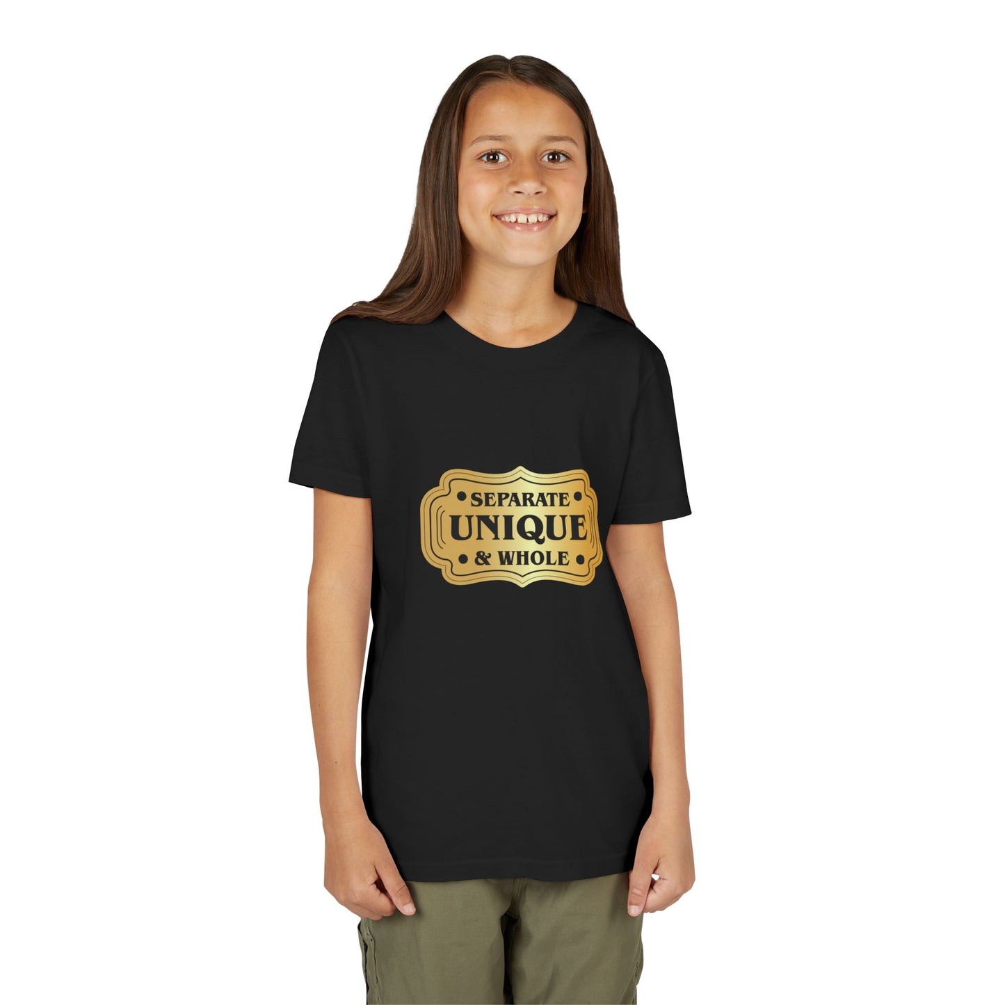 Youth T-Shirt Girls' T-Shirt Separate, Unique, & Whole Children Are A Gift From God