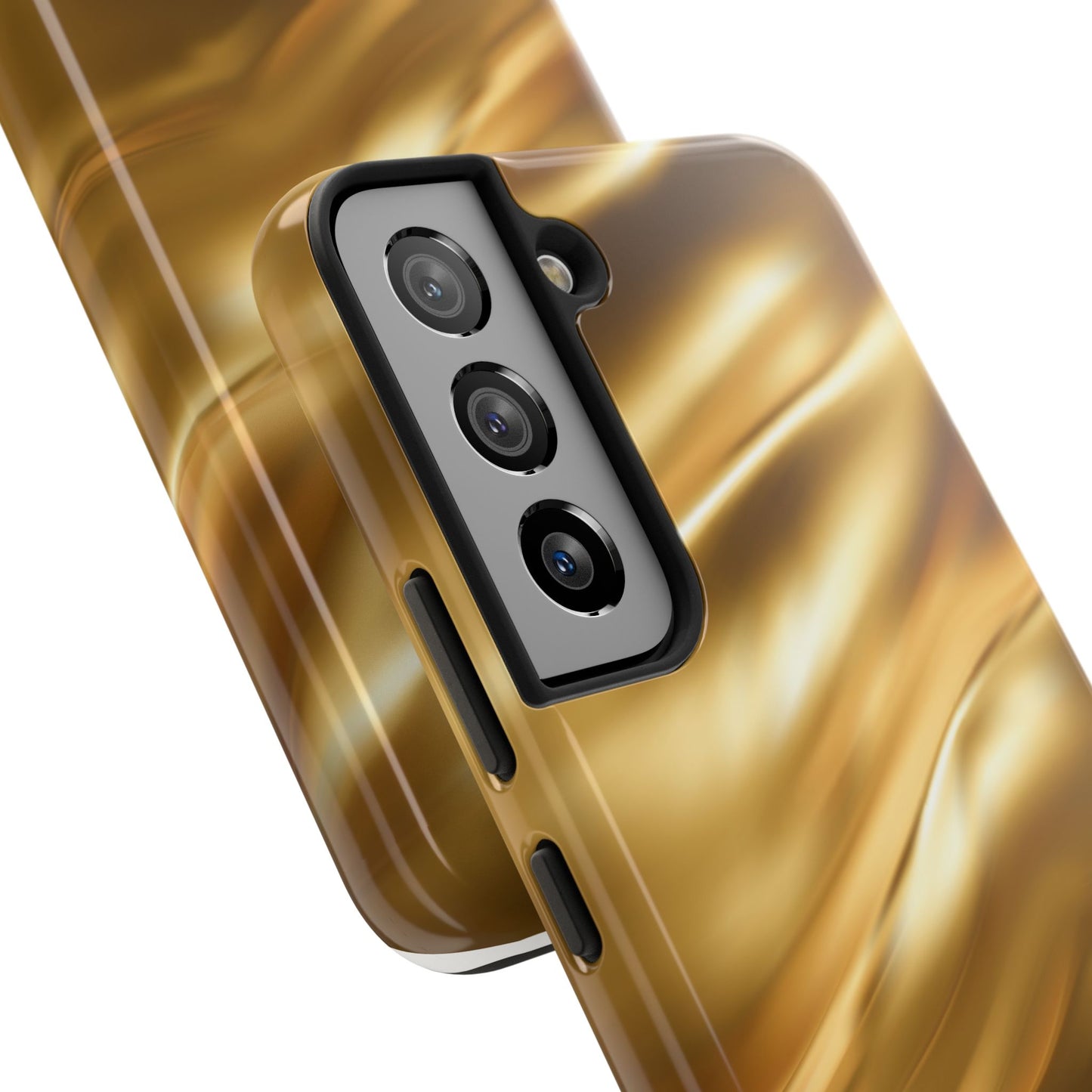Luxurious Gold Phone Case, Tough Phone Cover, Premium Cell Phone Protector, Stylish Phone Accessory, Gift for Her