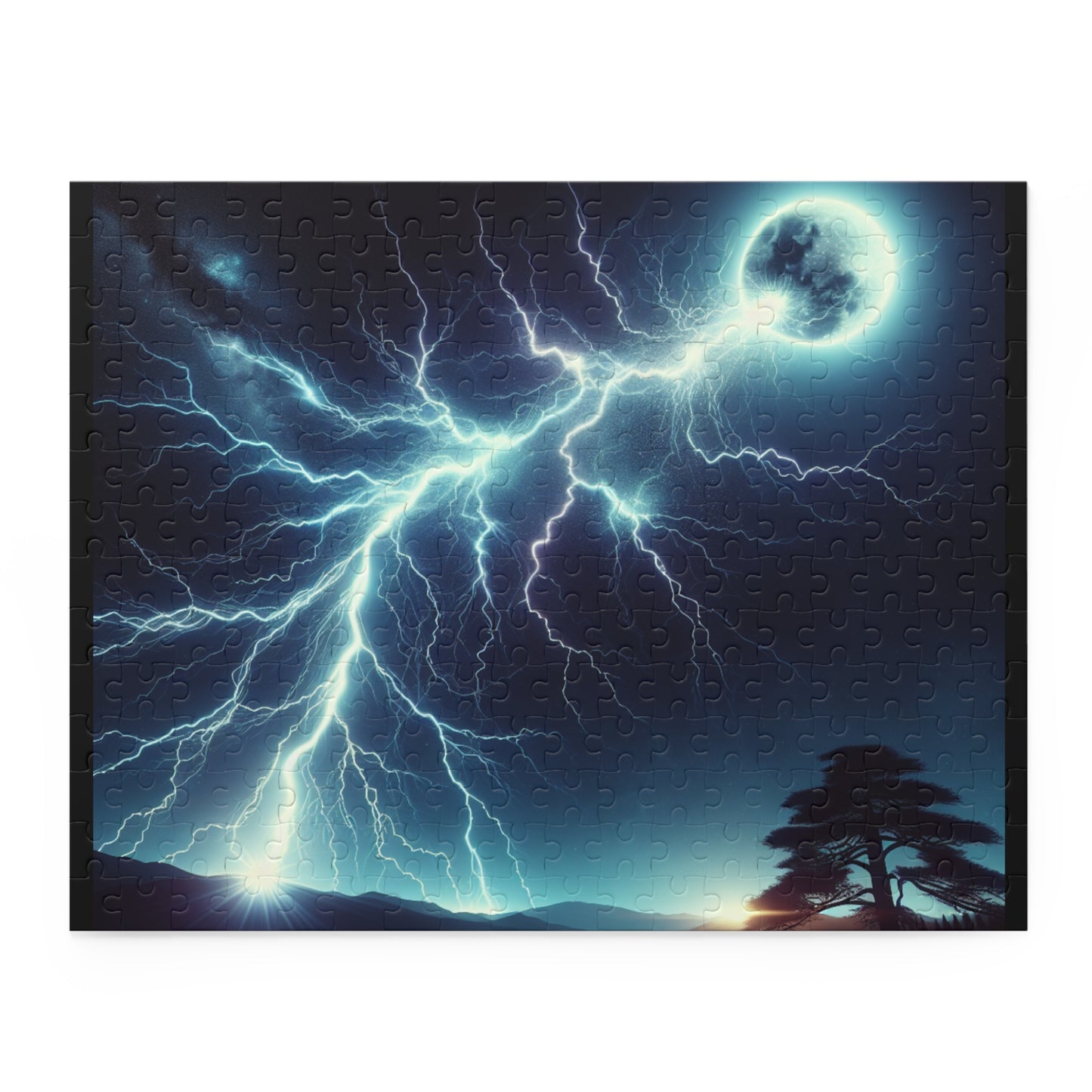 Electric Storm Puzzle - 120, 252, 500-Piece | Ideal for Family Fun, Gifts, Game Night, Home Decor, Brain Teaser