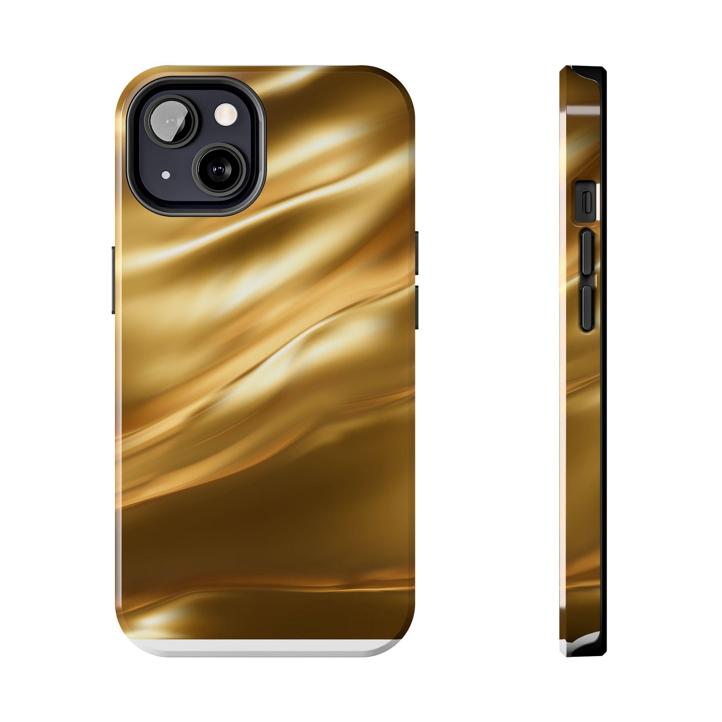 Luxurious Gold Phone Case, Tough Phone Cover, Premium Cell Phone Protector, Stylish Phone Accessory, Gift for Her