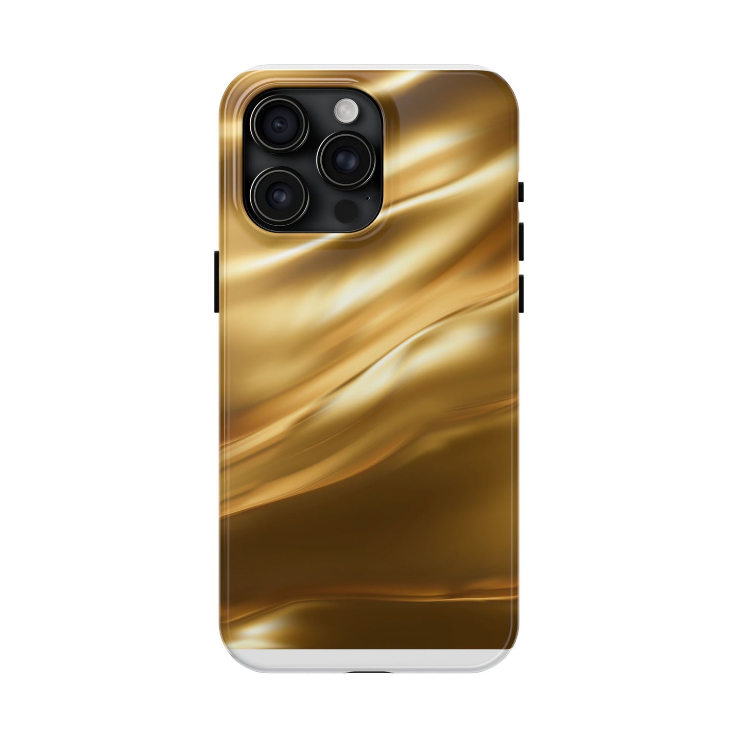 Luxurious Gold Phone Case, Tough Phone Cover, Premium Cell Phone Protector, Stylish Phone Accessory, Gift for Her