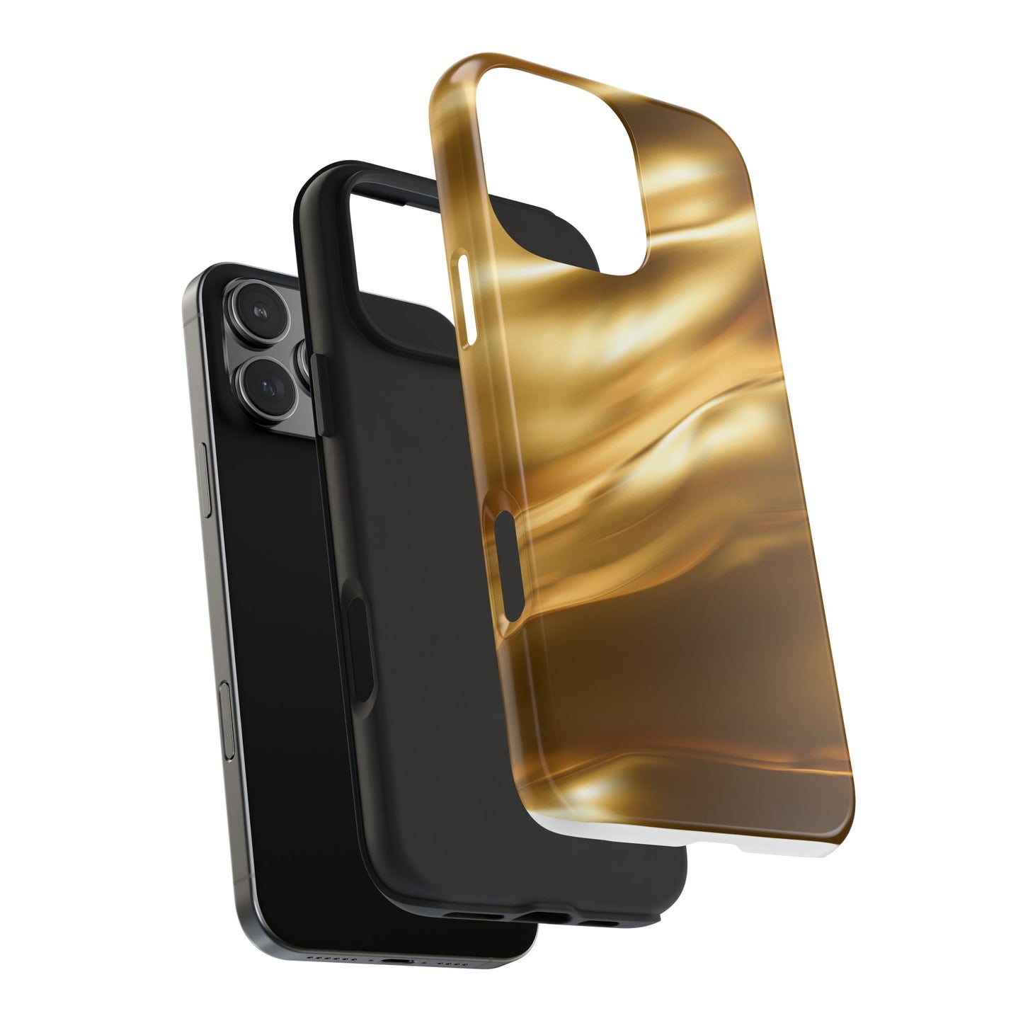 Luxurious Gold Phone Case, Tough Phone Cover, Premium Cell Phone Protector, Stylish Phone Accessory, Gift for Her