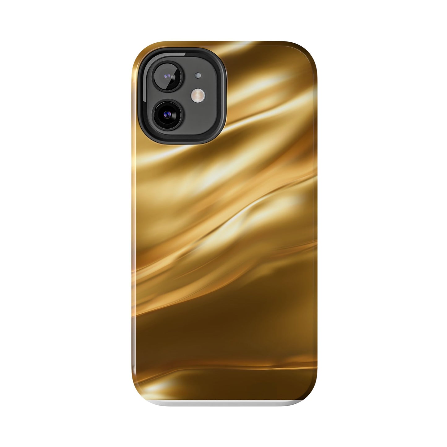Luxurious Gold Phone Case, Tough Phone Cover, Premium Cell Phone Protector, Stylish Phone Accessory, Gift for Her