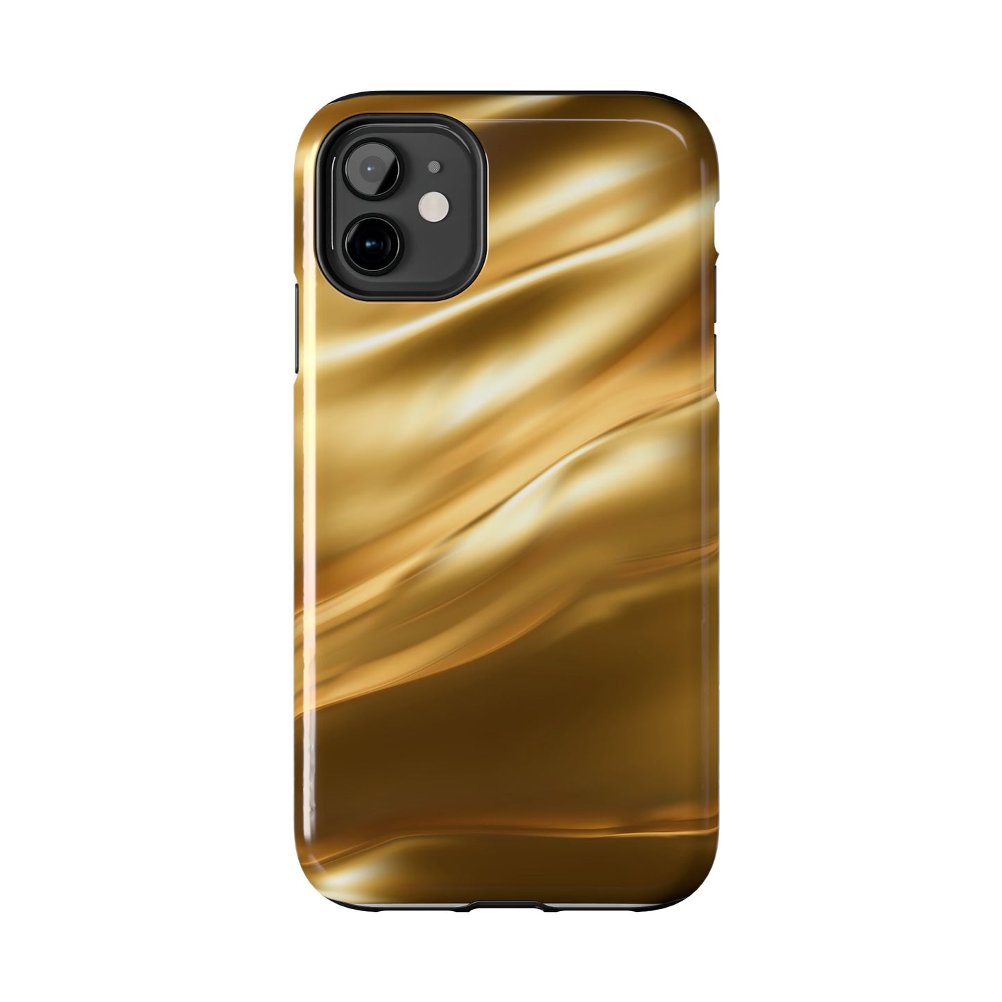 Luxurious Gold Phone Case, Tough Phone Cover, Premium Cell Phone Protector, Stylish Phone Accessory, Gift for Her