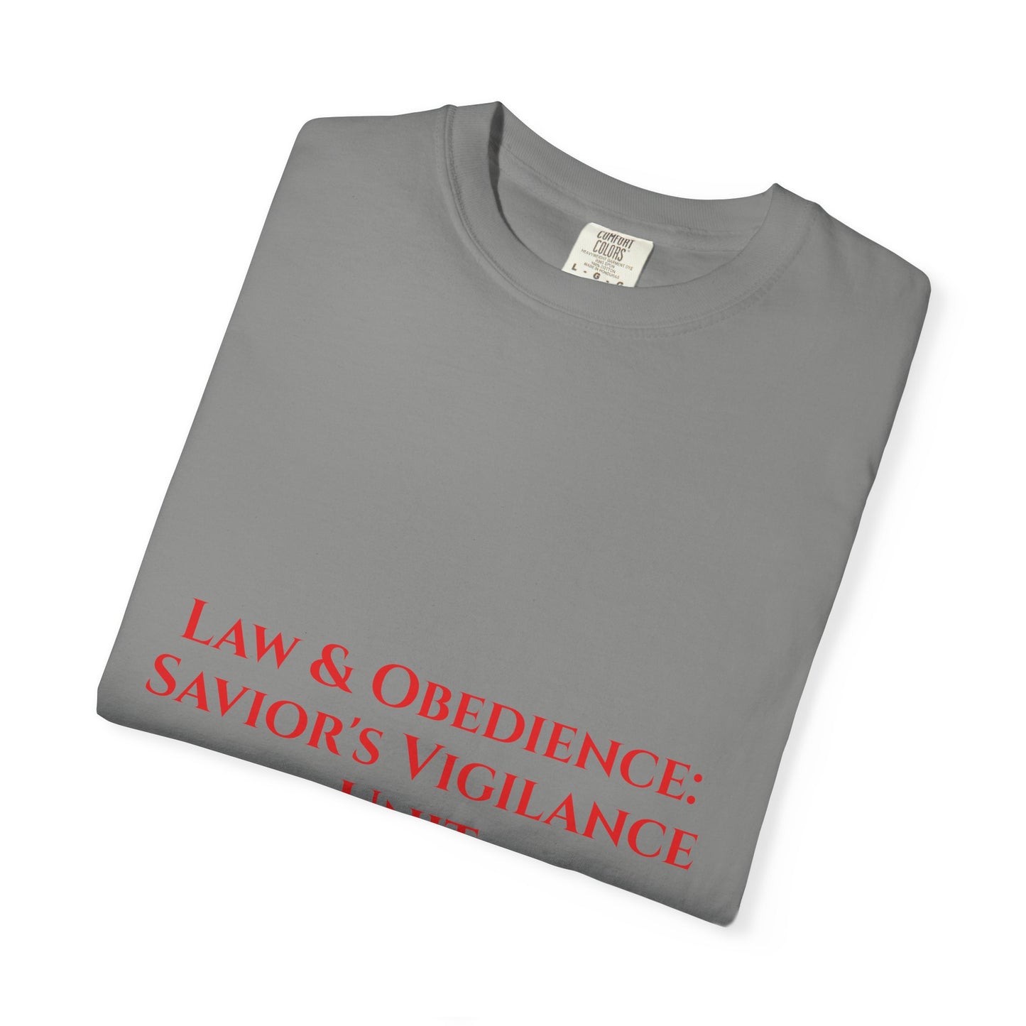 Unisex Garment-Dyed T-shirt with Inspiring Quote
