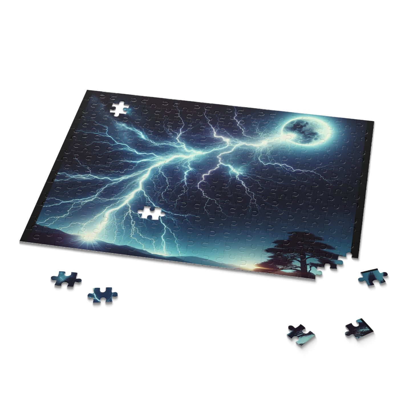 Electric Storm Puzzle - 120, 252, 500-Piece | Ideal for Family Fun, Gifts, Game Night, Home Decor, Brain Teaser