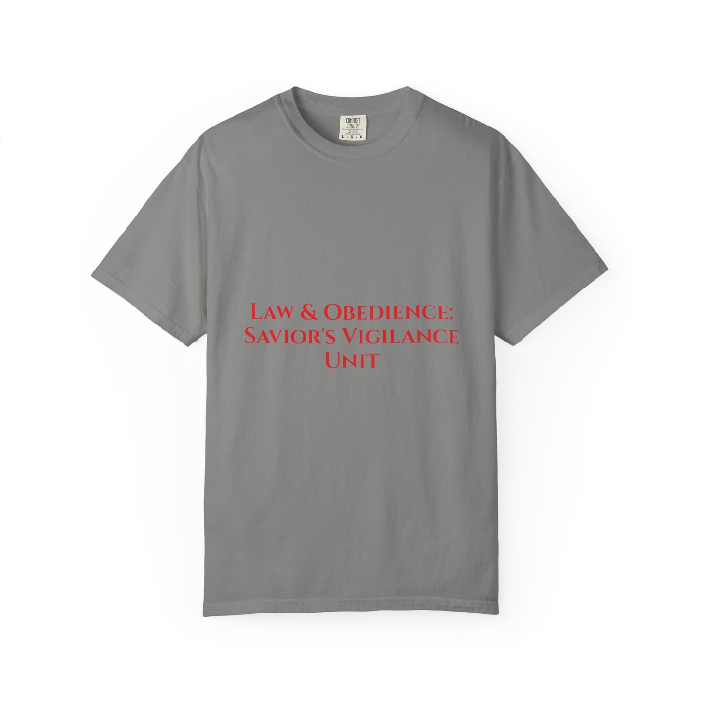 Unisex Garment-Dyed T-shirt with Inspiring Quote