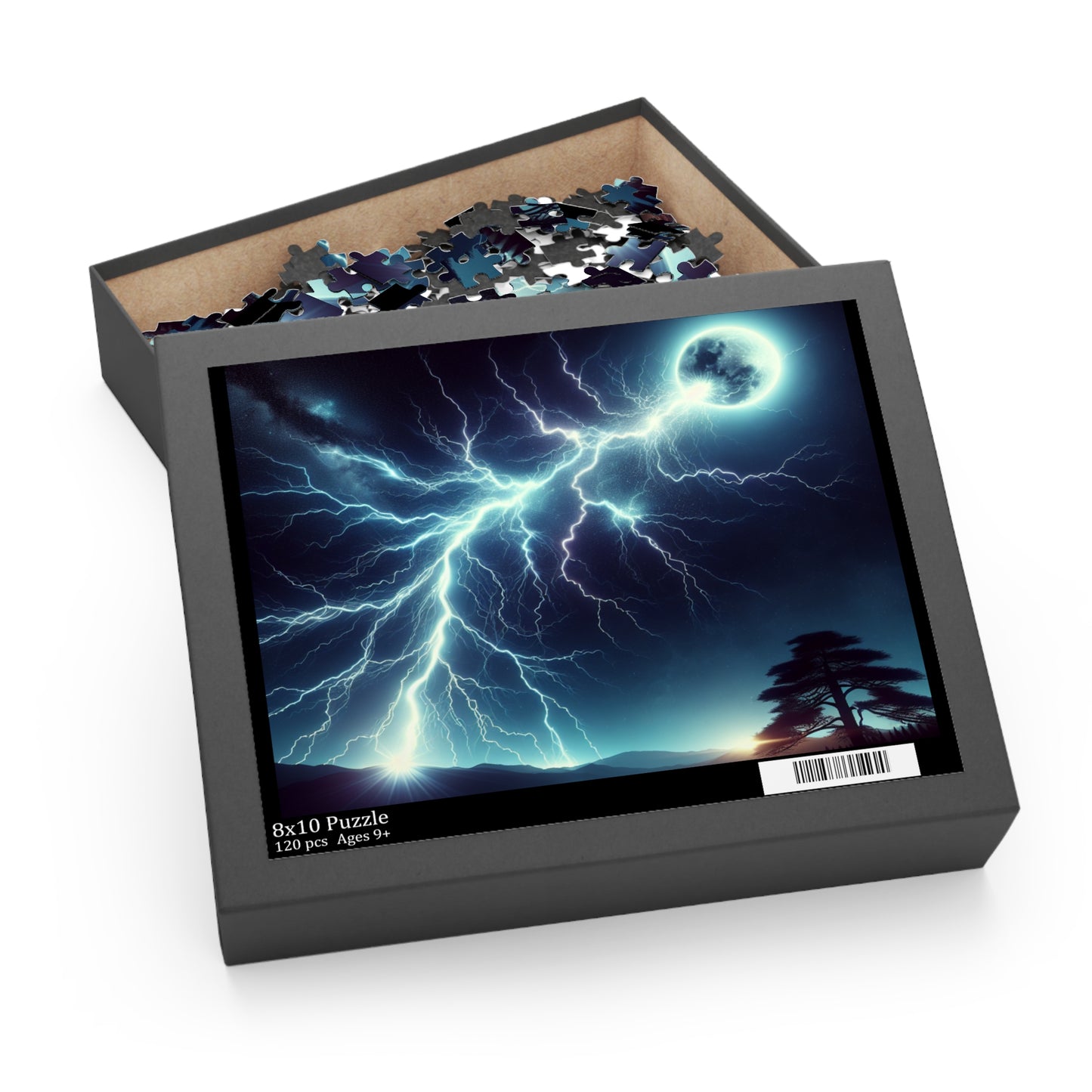 Electric Storm Puzzle - 120, 252, 500-Piece | Ideal for Family Fun, Gifts, Game Night, Home Decor, Brain Teaser