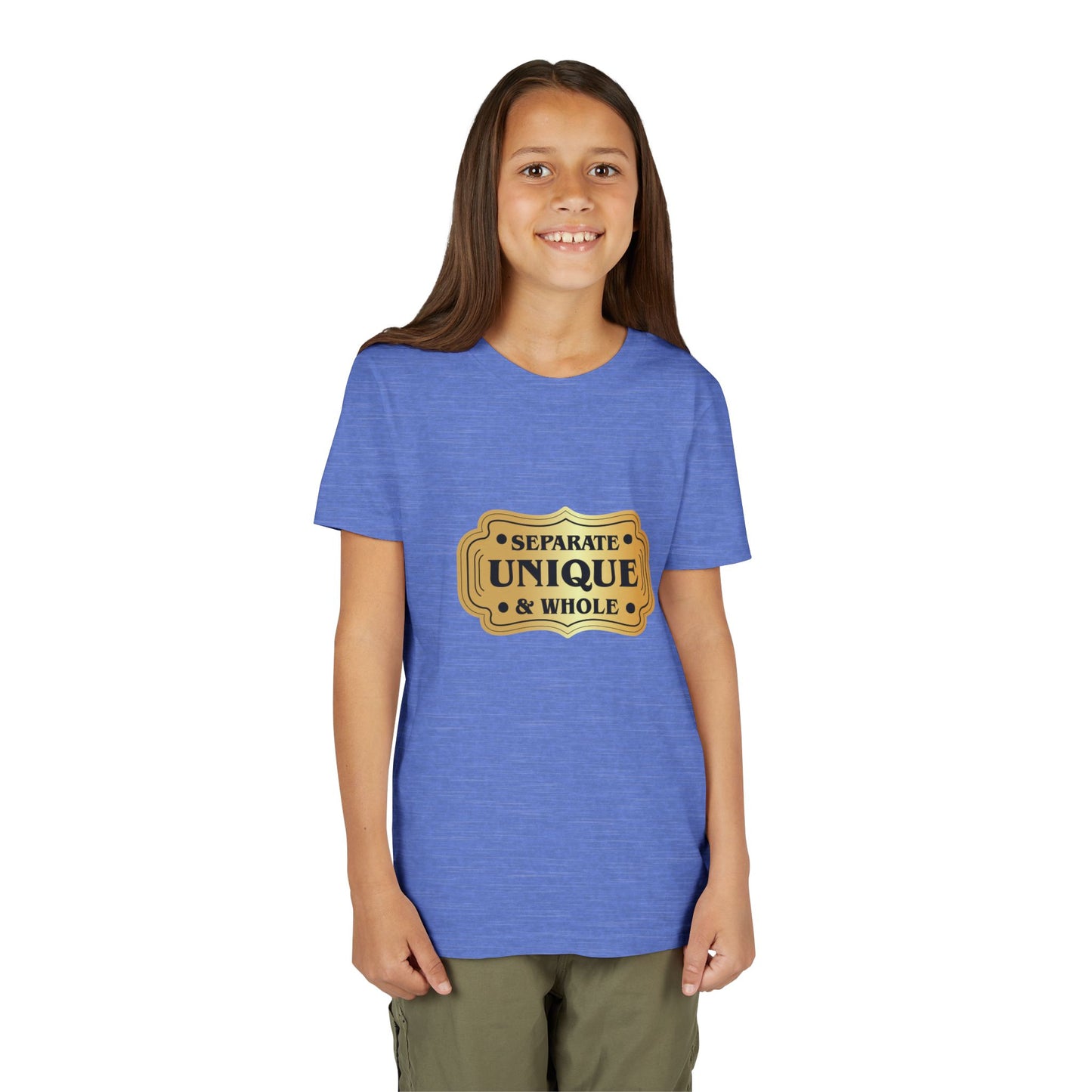 Youth T-Shirt Girls' T-Shirt Separate, Unique, & Whole Children Are A Gift From God