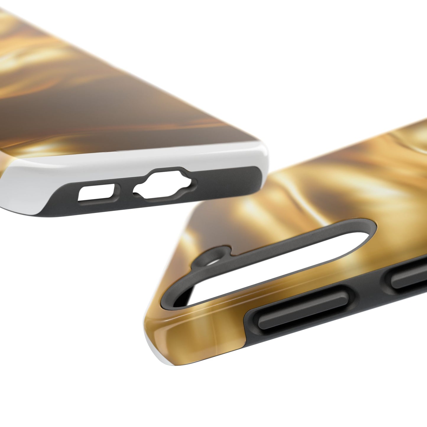 Luxurious Gold Phone Case, Tough Phone Cover, Premium Cell Phone Protector, Stylish Phone Accessory, Gift for Her
