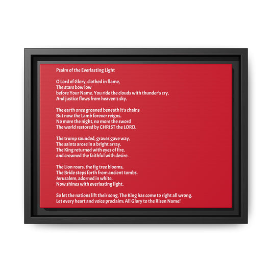 Psalm of the Everlasting Light (This Psalm is not originally from the HOLY Bible, it is simply inspired by the HOLY Bible)