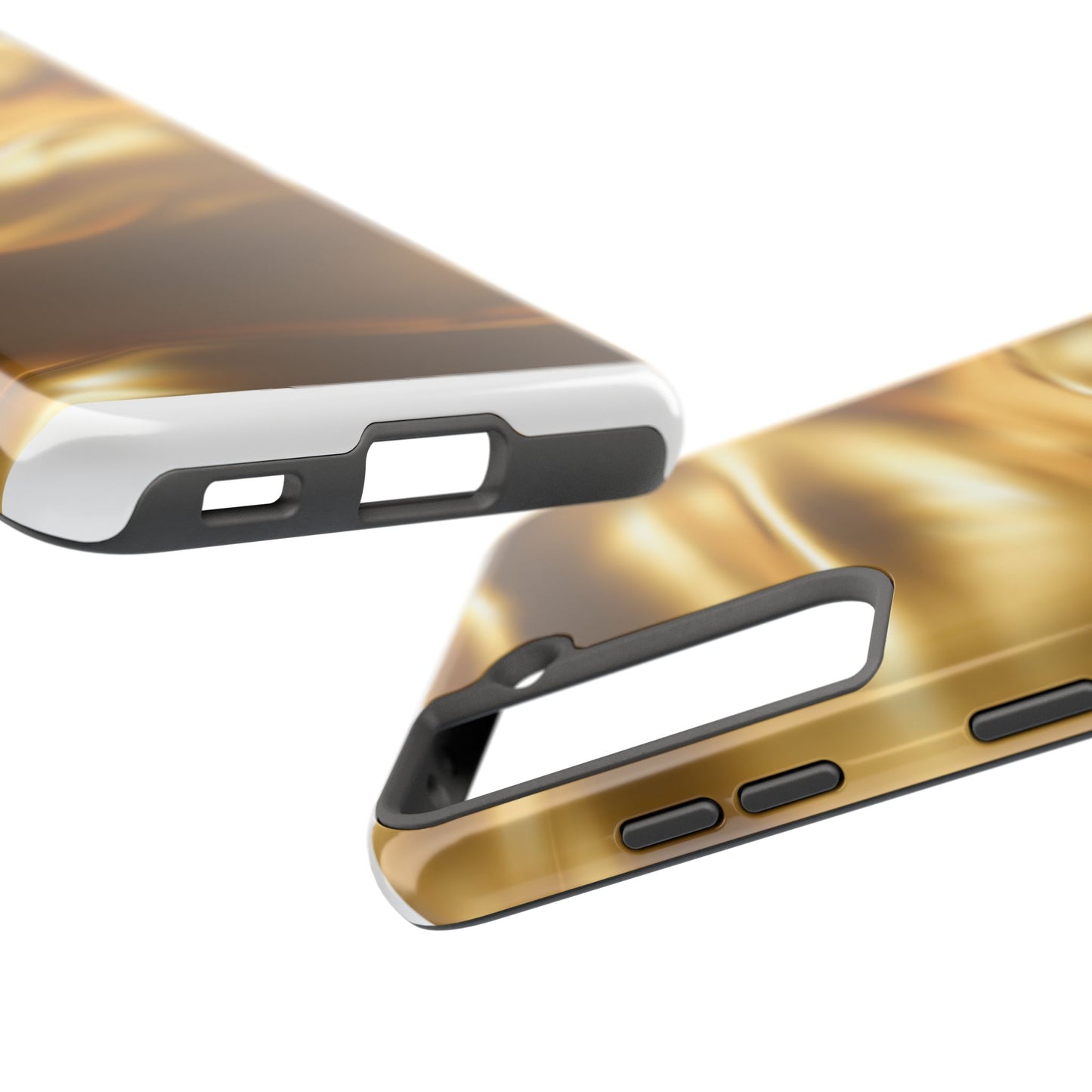 Luxurious Gold Phone Case, Tough Phone Cover, Premium Cell Phone Protector, Stylish Phone Accessory, Gift for Her