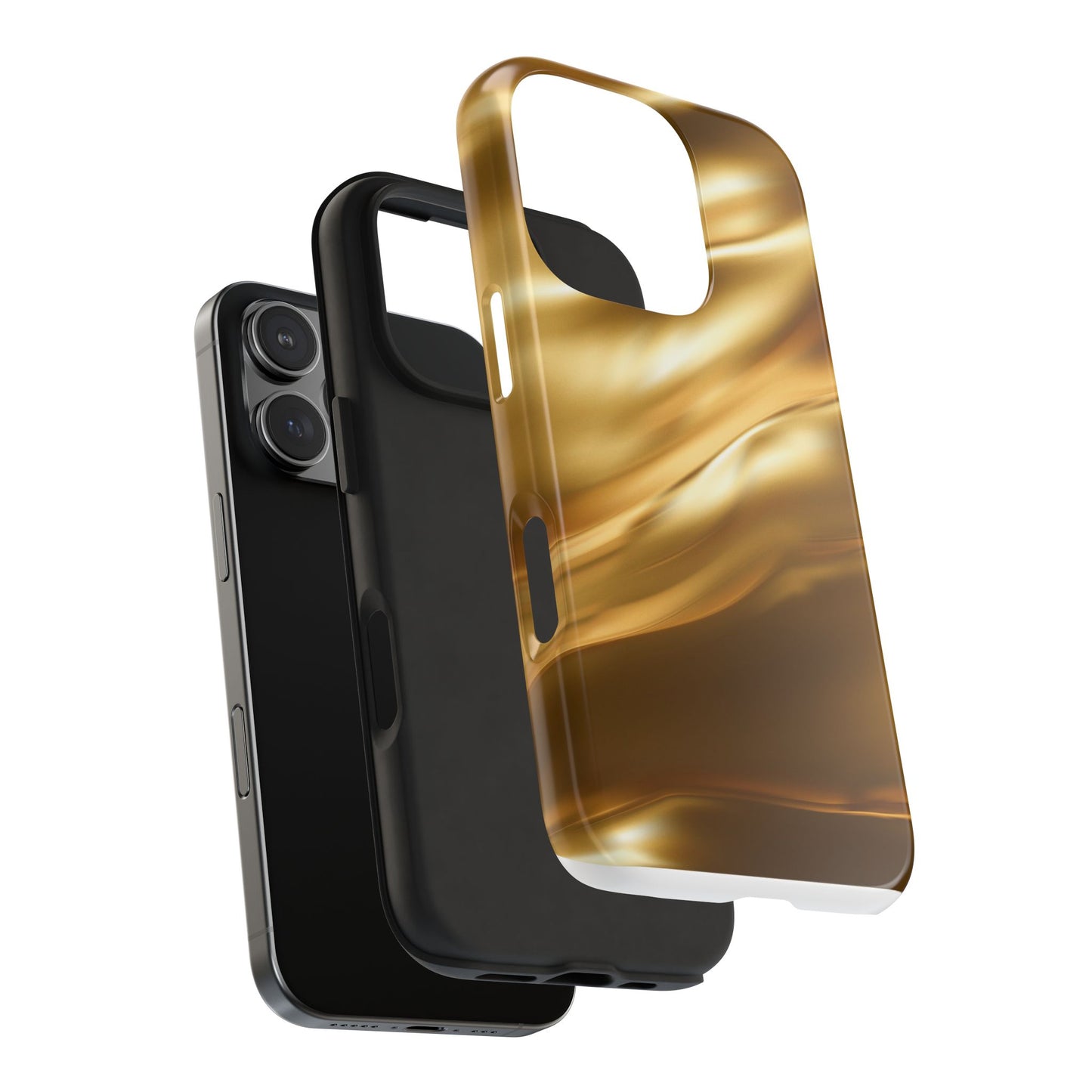 Luxurious Gold Phone Case, Tough Phone Cover, Premium Cell Phone Protector, Stylish Phone Accessory, Gift for Her