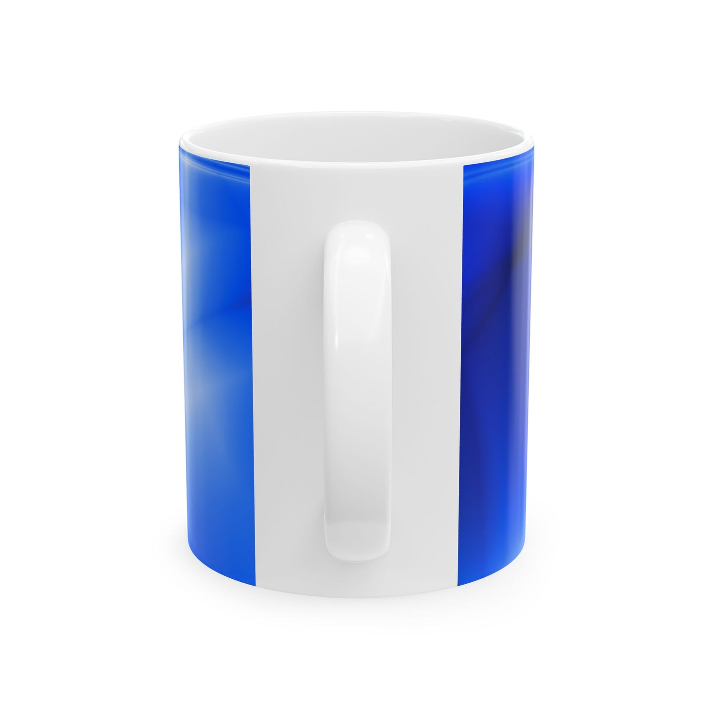 Stylish Blue Ceramic Mug - Modern Design, Perfect Gift for Coffee Lovers, Home Decor, Office Use, Birthdays, and Celebrations