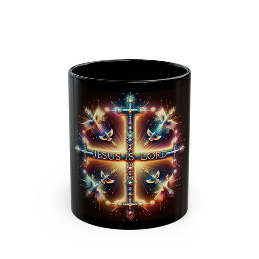 Christian Faith Mug - Jesus is Lord Above All
