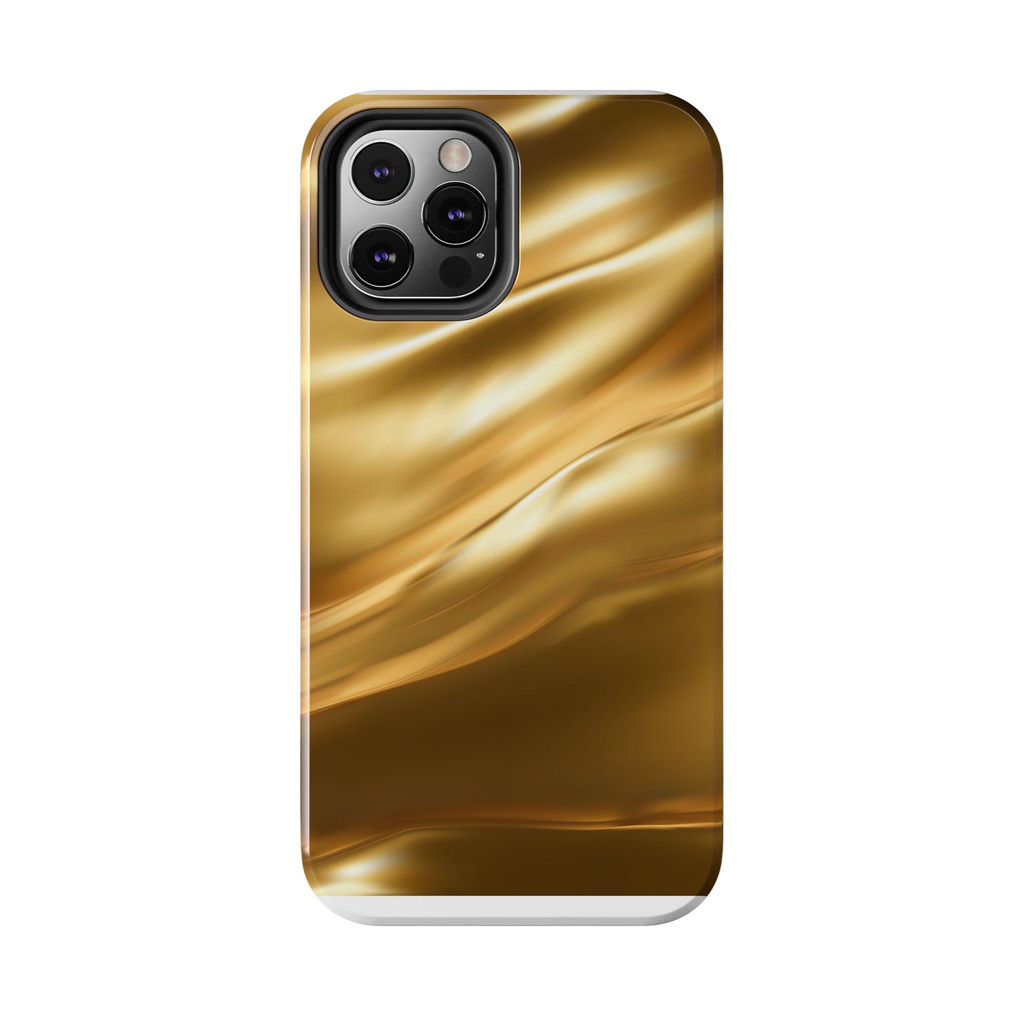 Luxurious Gold Phone Case, Tough Phone Cover, Premium Cell Phone Protector, Stylish Phone Accessory, Gift for Her