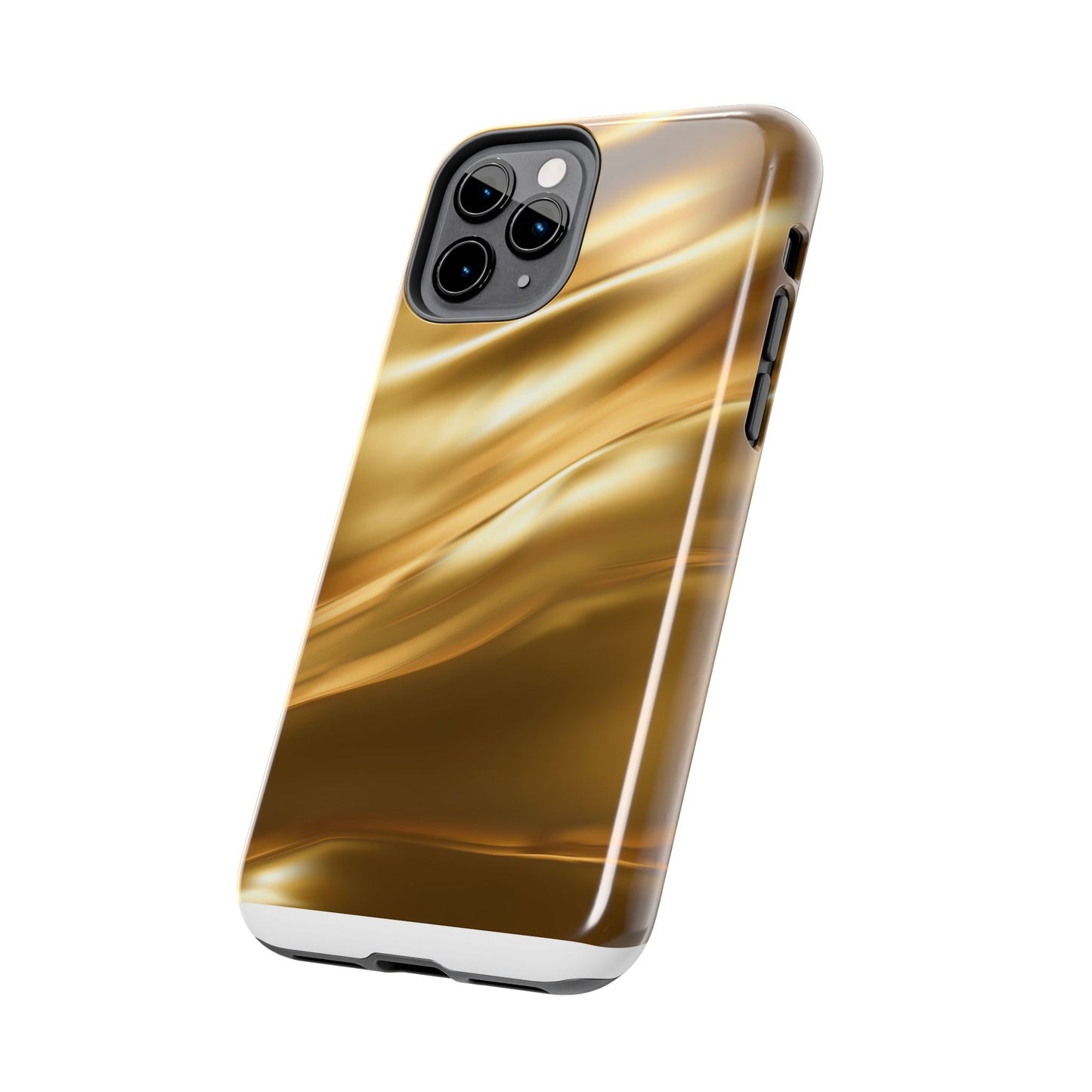 Luxurious Gold Phone Case, Tough Phone Cover, Premium Cell Phone Protector, Stylish Phone Accessory, Gift for Her