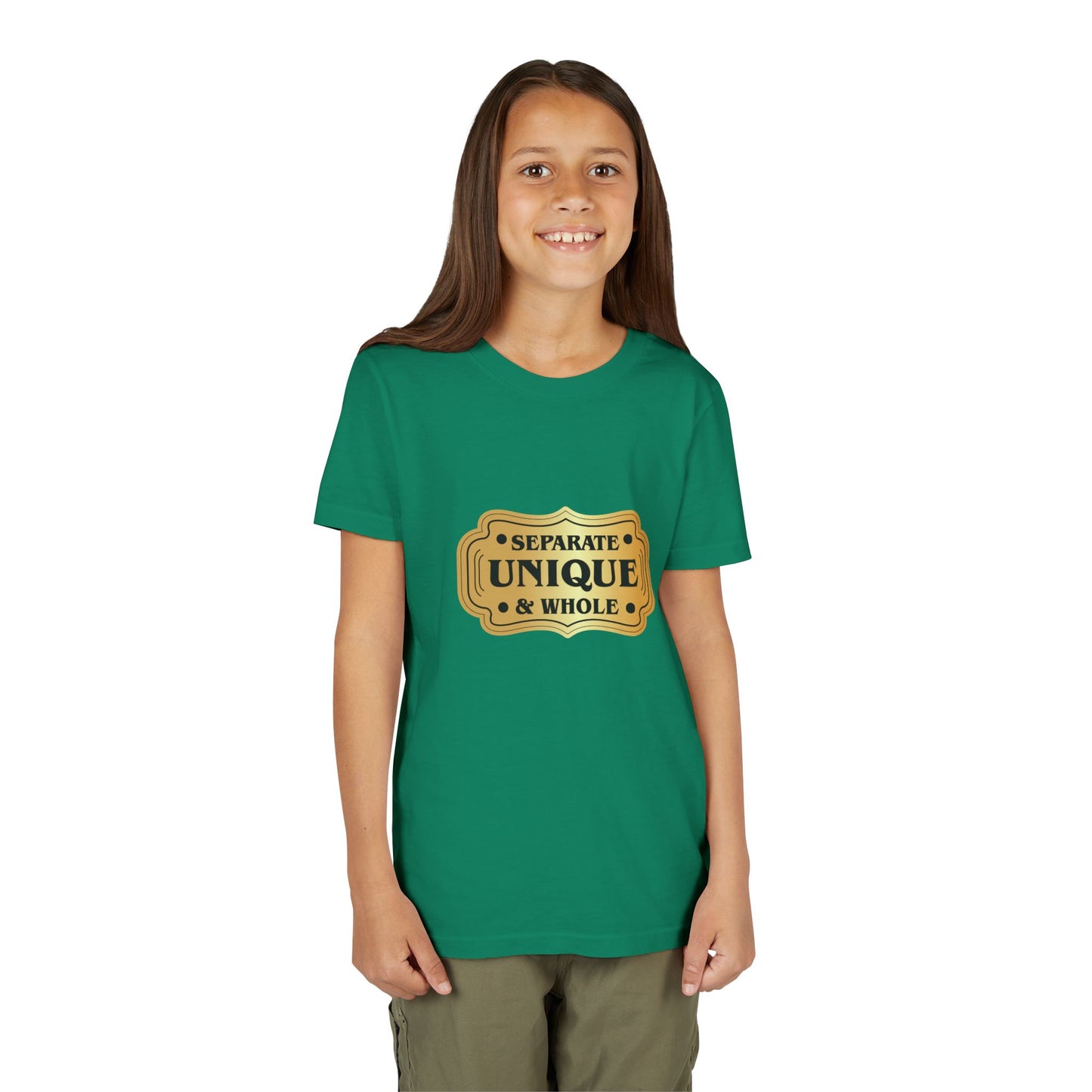 Youth T-Shirt Girls' T-Shirt Separate, Unique, & Whole Children Are A Gift From God