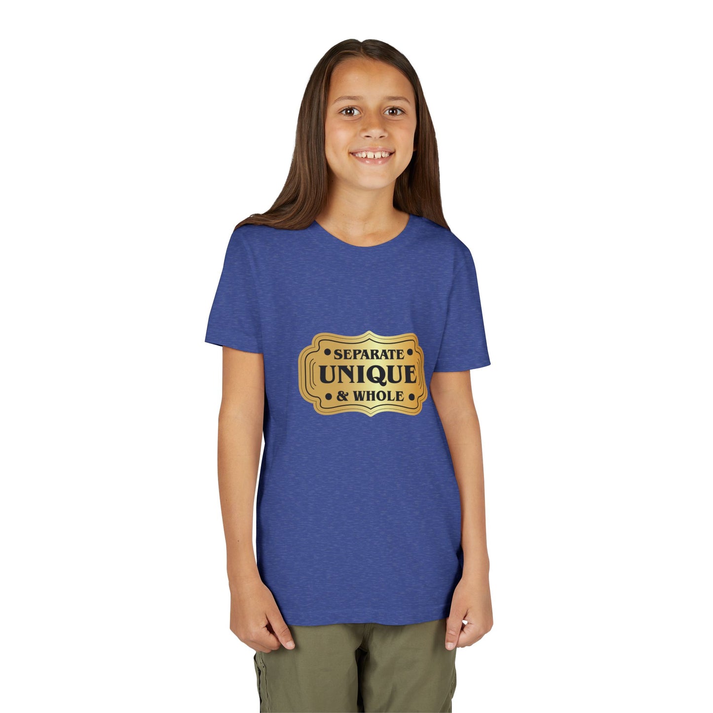 Youth T-Shirt Girls' T-Shirt Separate, Unique, & Whole Children Are A Gift From God