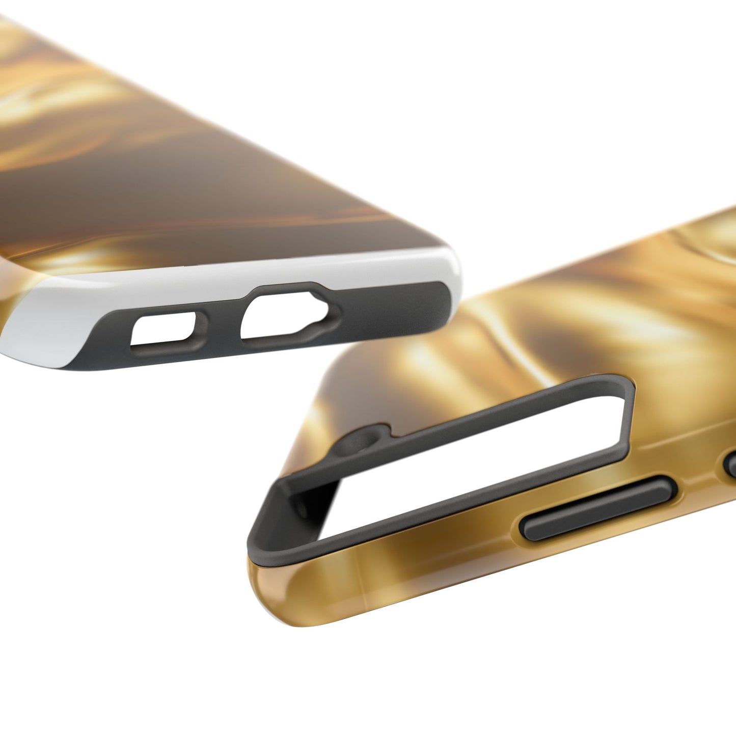 Luxurious Gold Phone Case, Tough Phone Cover, Premium Cell Phone Protector, Stylish Phone Accessory, Gift for Her