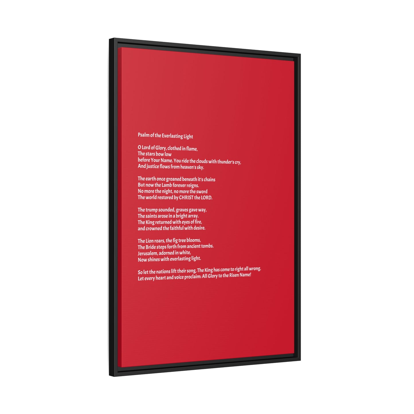 Psalm of the Everlasting Light (This Psalm is not originally from the HOLY Bible, it is simply inspired by the HOLY Bible)