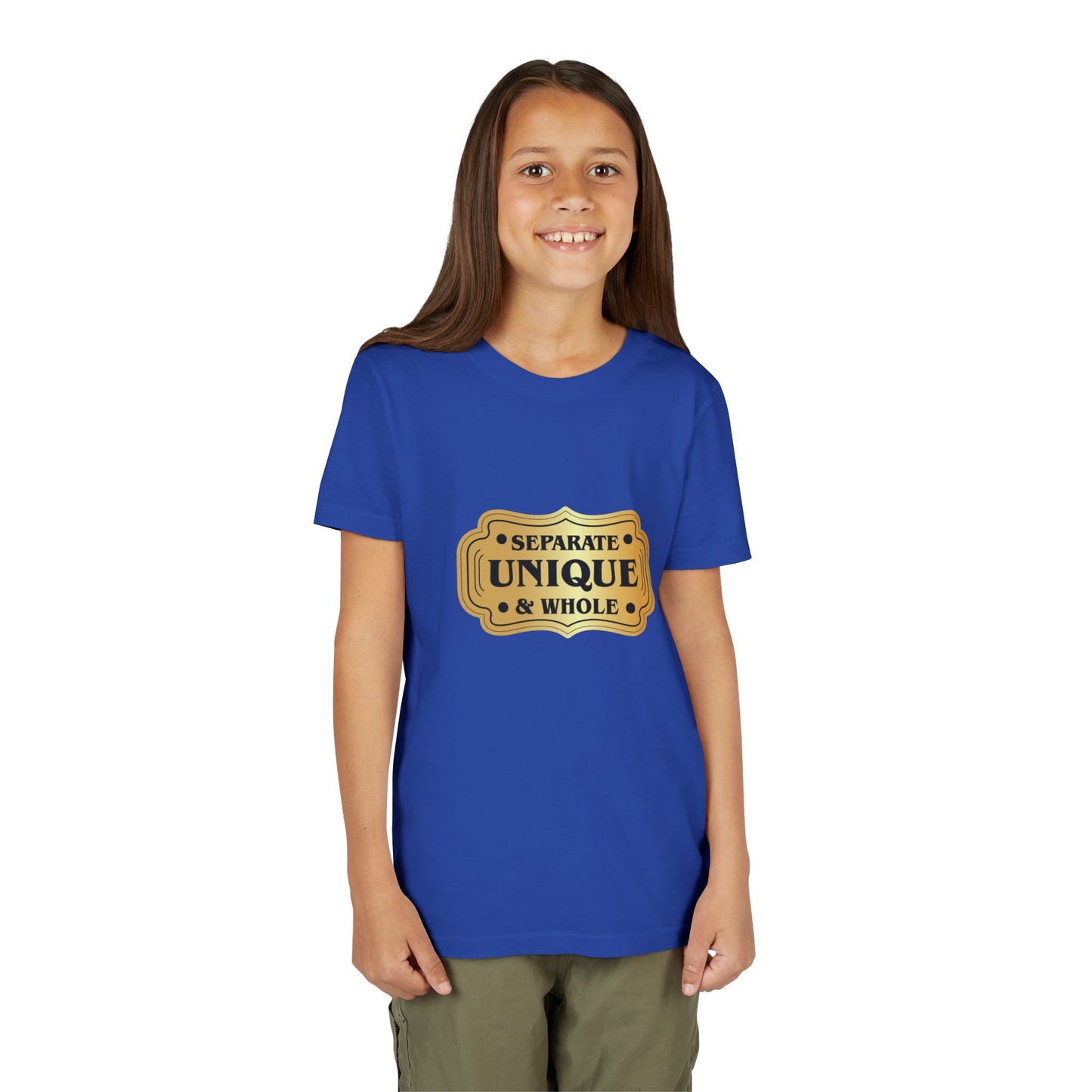 Youth T-Shirt Girls' T-Shirt Separate, Unique, & Whole Children Are A Gift From God