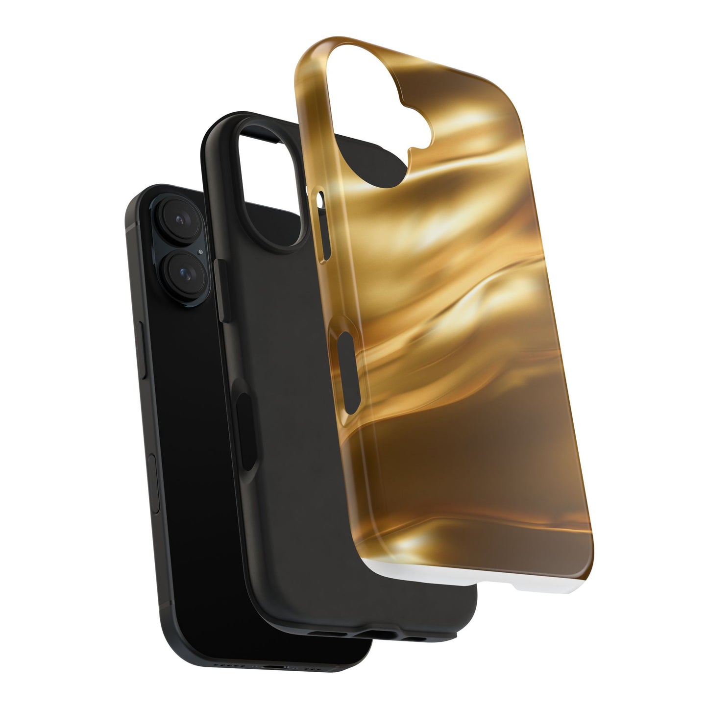 Luxurious Gold Phone Case, Tough Phone Cover, Premium Cell Phone Protector, Stylish Phone Accessory, Gift for Her