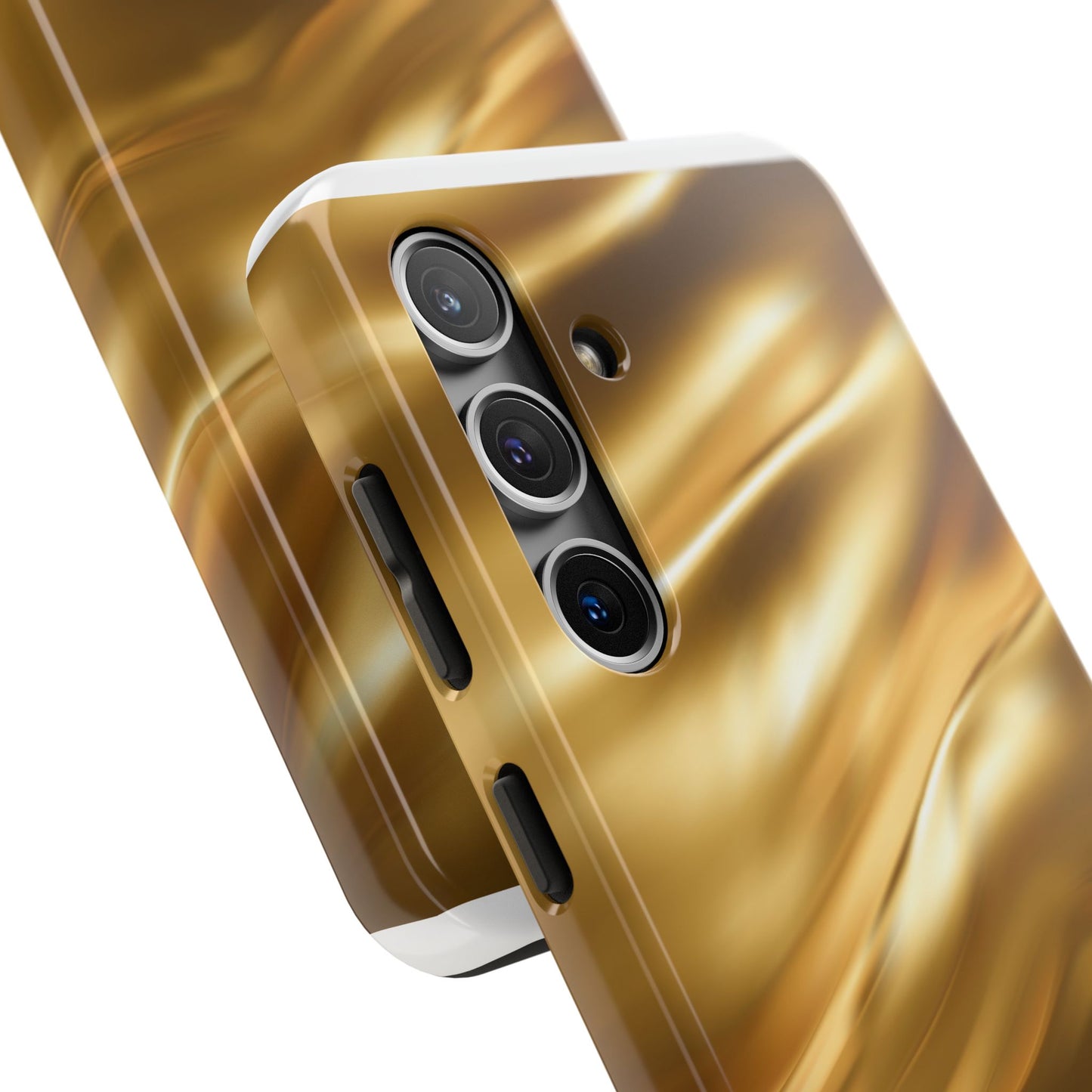 Luxurious Gold Phone Case, Tough Phone Cover, Premium Cell Phone Protector, Stylish Phone Accessory, Gift for Her